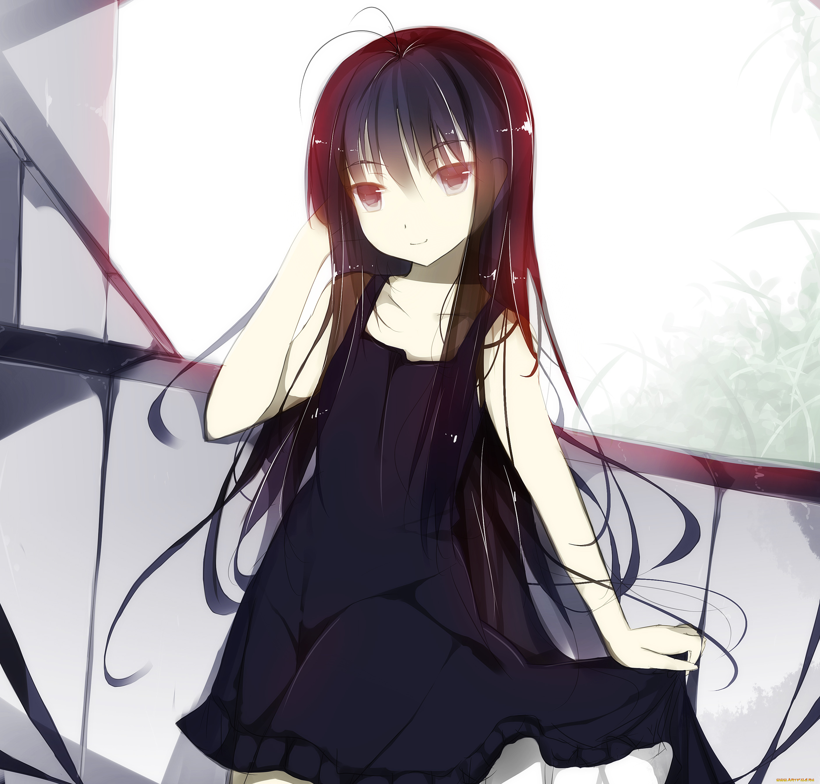 kuro, yuki, hime, аниме, accel, world, девушка, платье