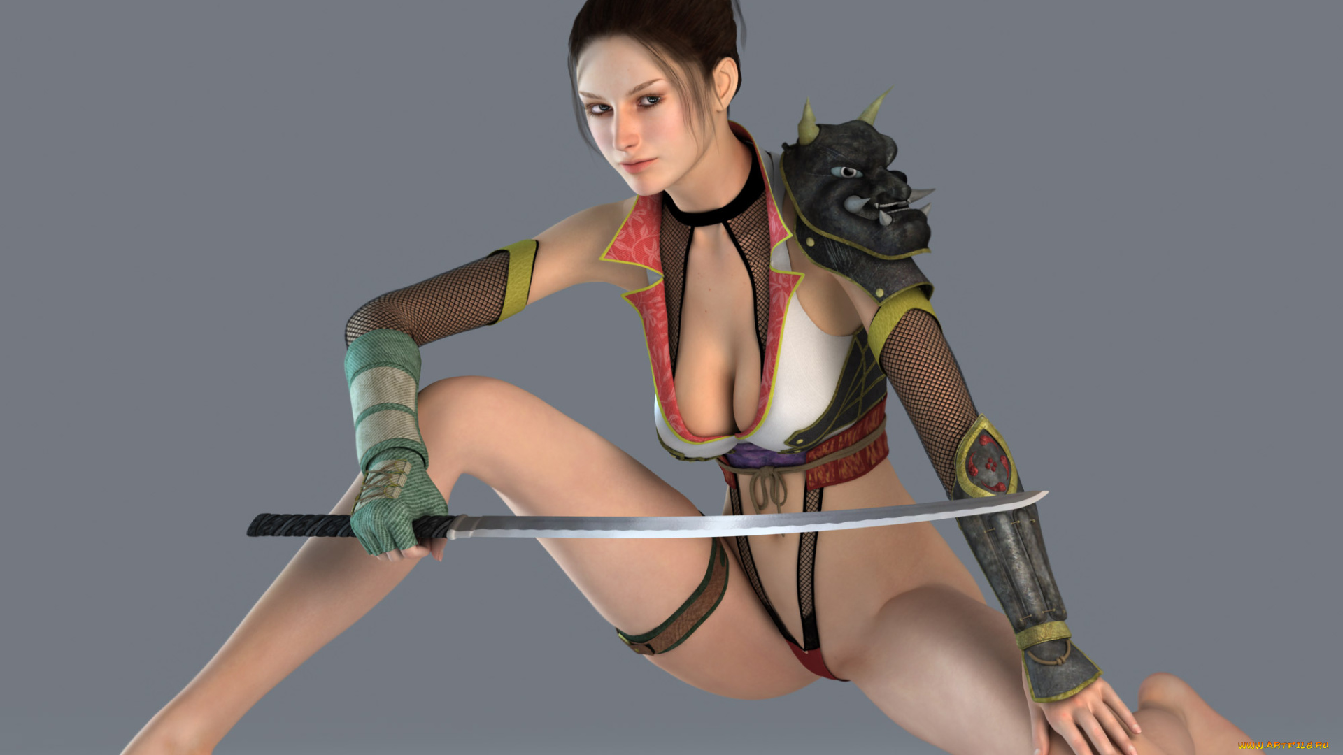 3д, графика, amazon, амазонки, девушка, меч