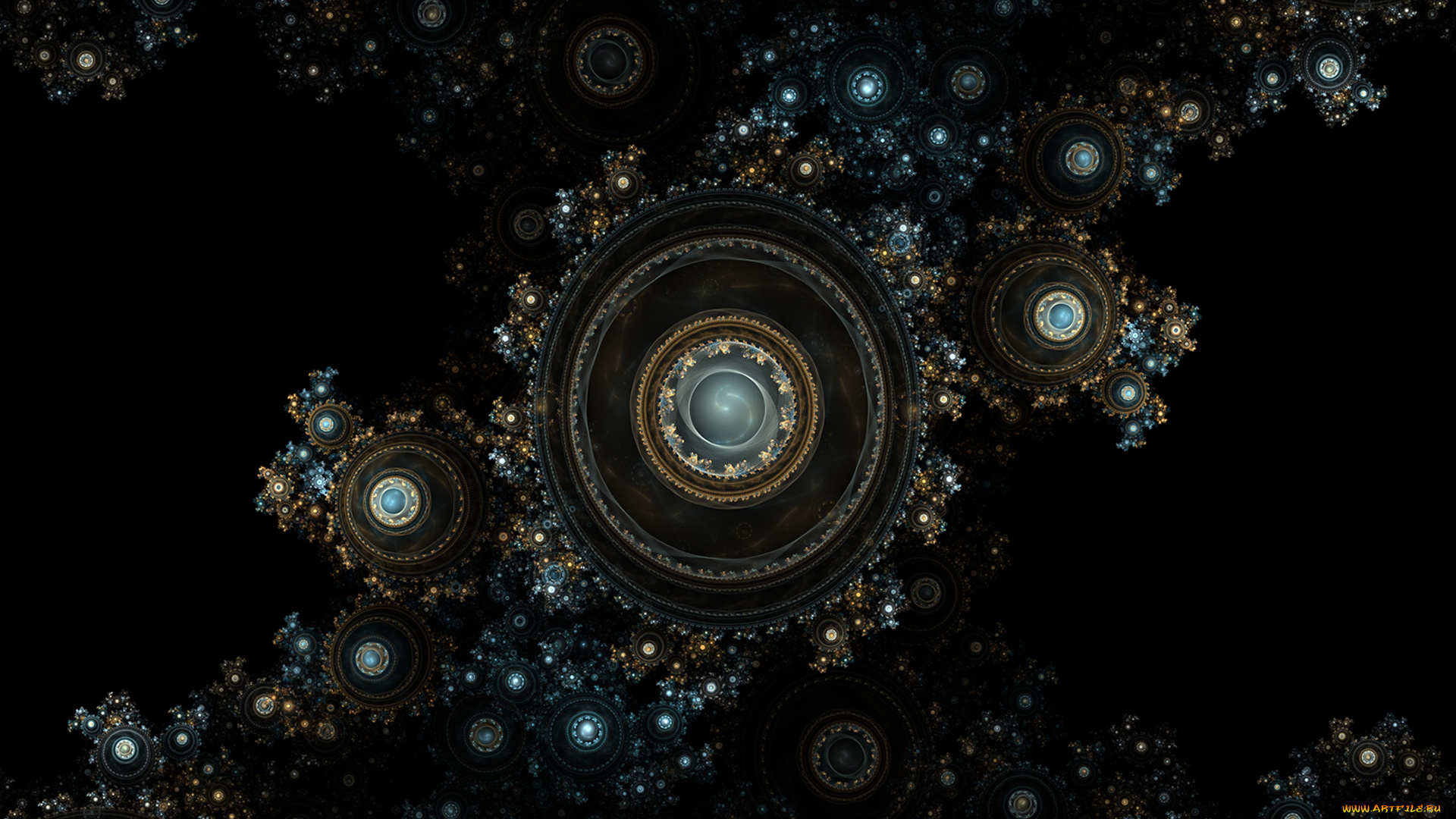 3д, графика, fractal, фракталы, фон