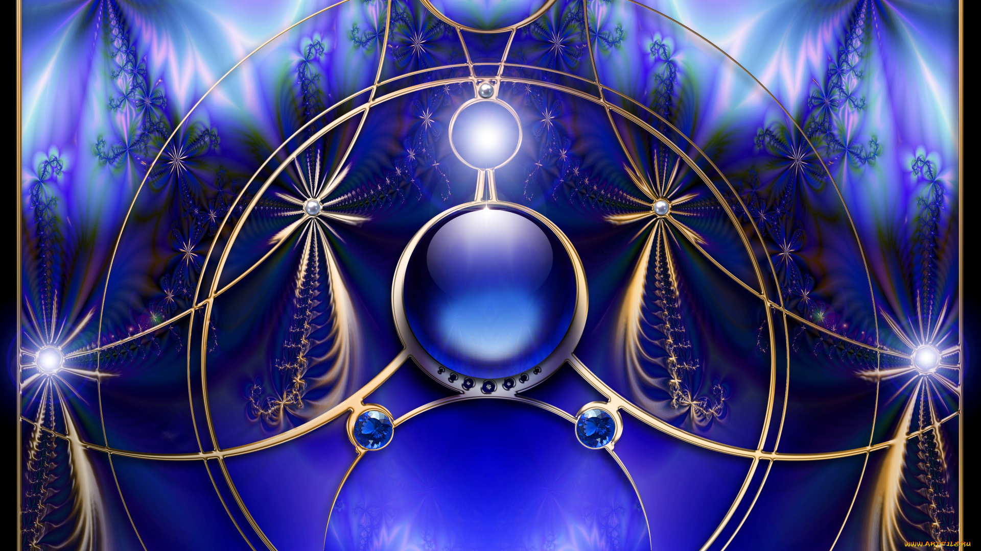 3д, графика, fractal, фракталы, фон