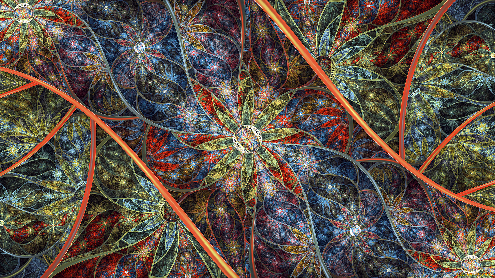 3д, графика, fractal, фракталы, фон