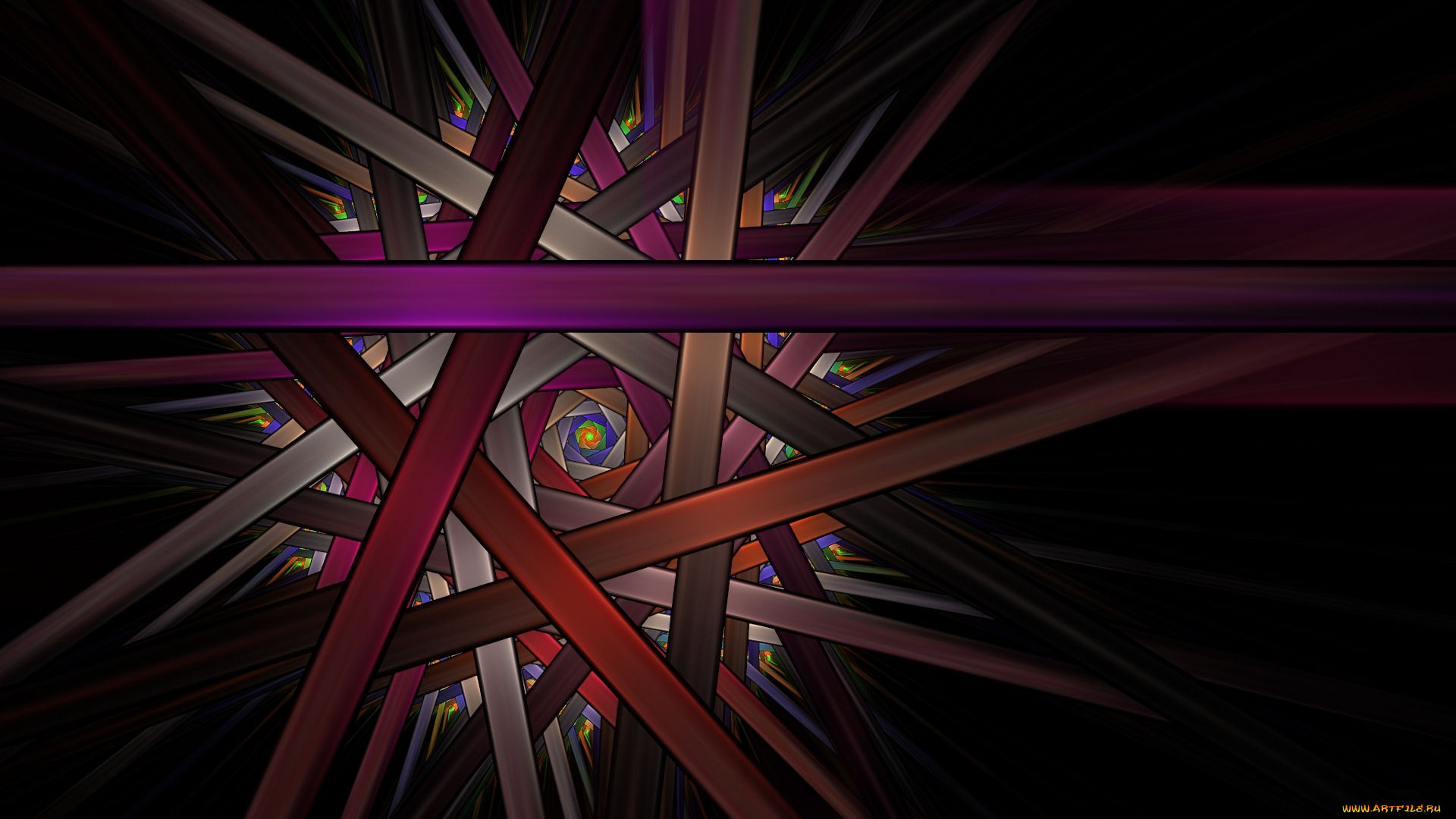 3д, графика, fractal, фракталы, фон