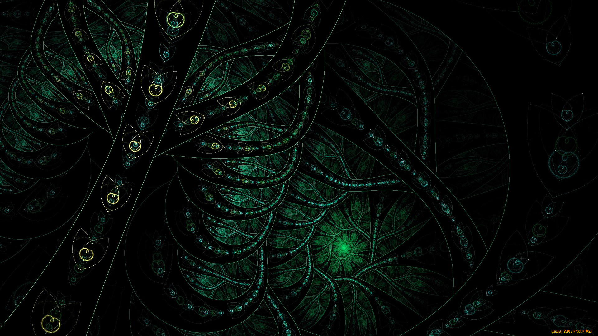 3д, графика, fractal, фракталы, узор