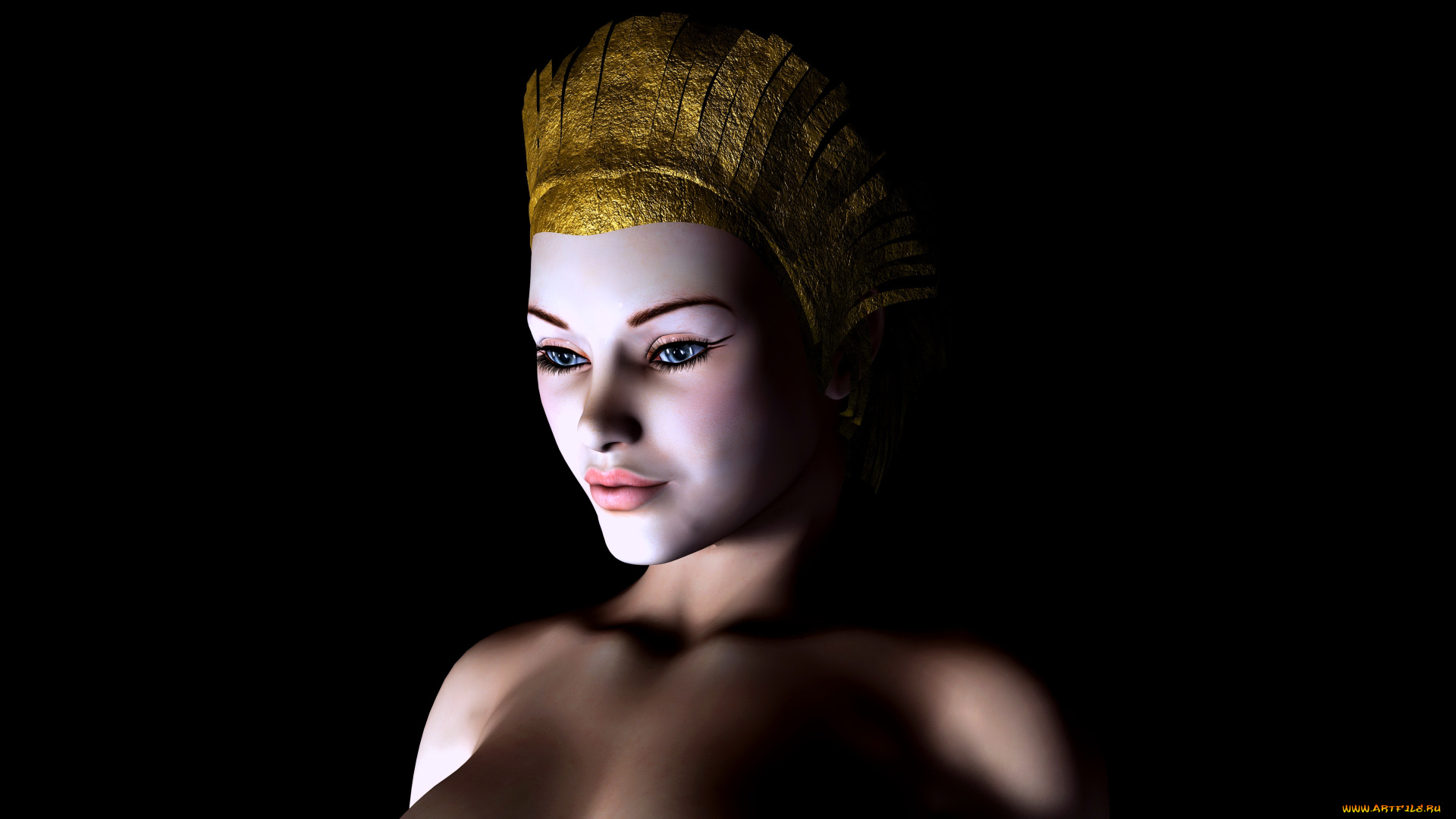 3д, графика, portraits, портрет, девушка