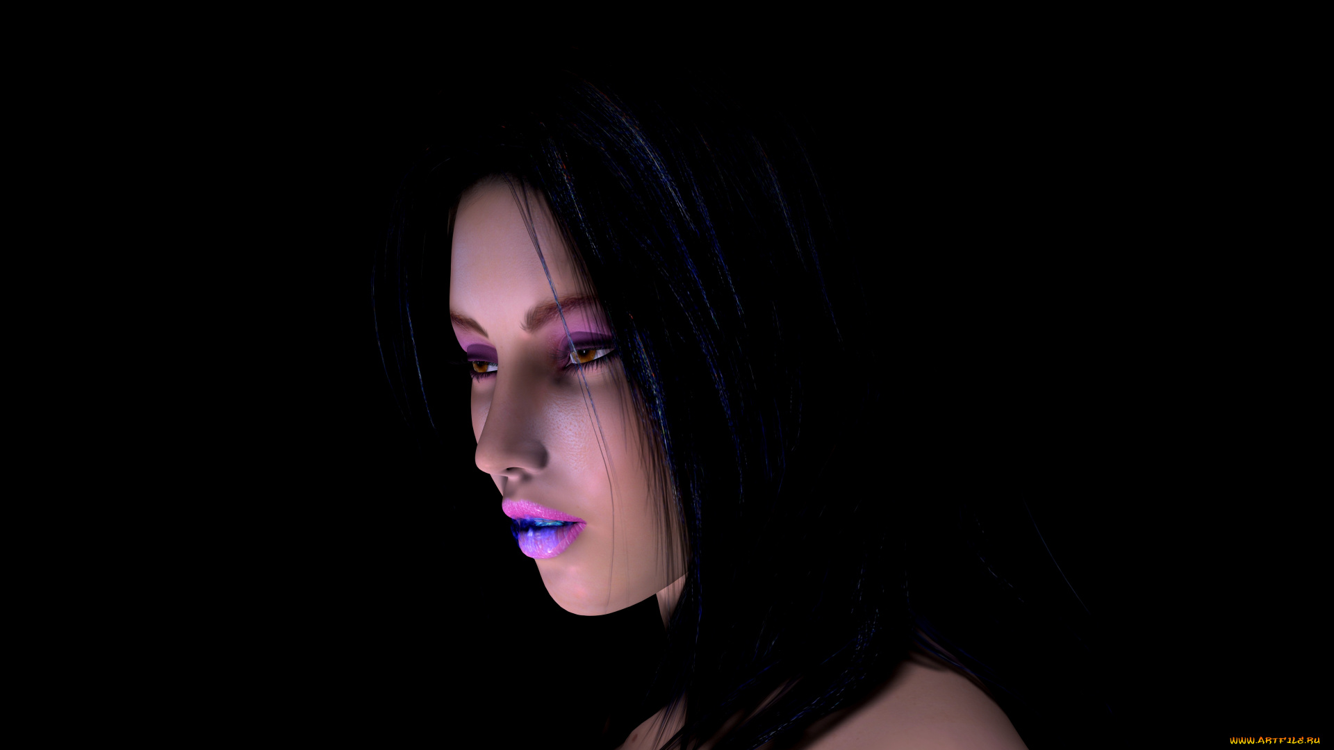 3д, графика, portraits, портрет, девушка