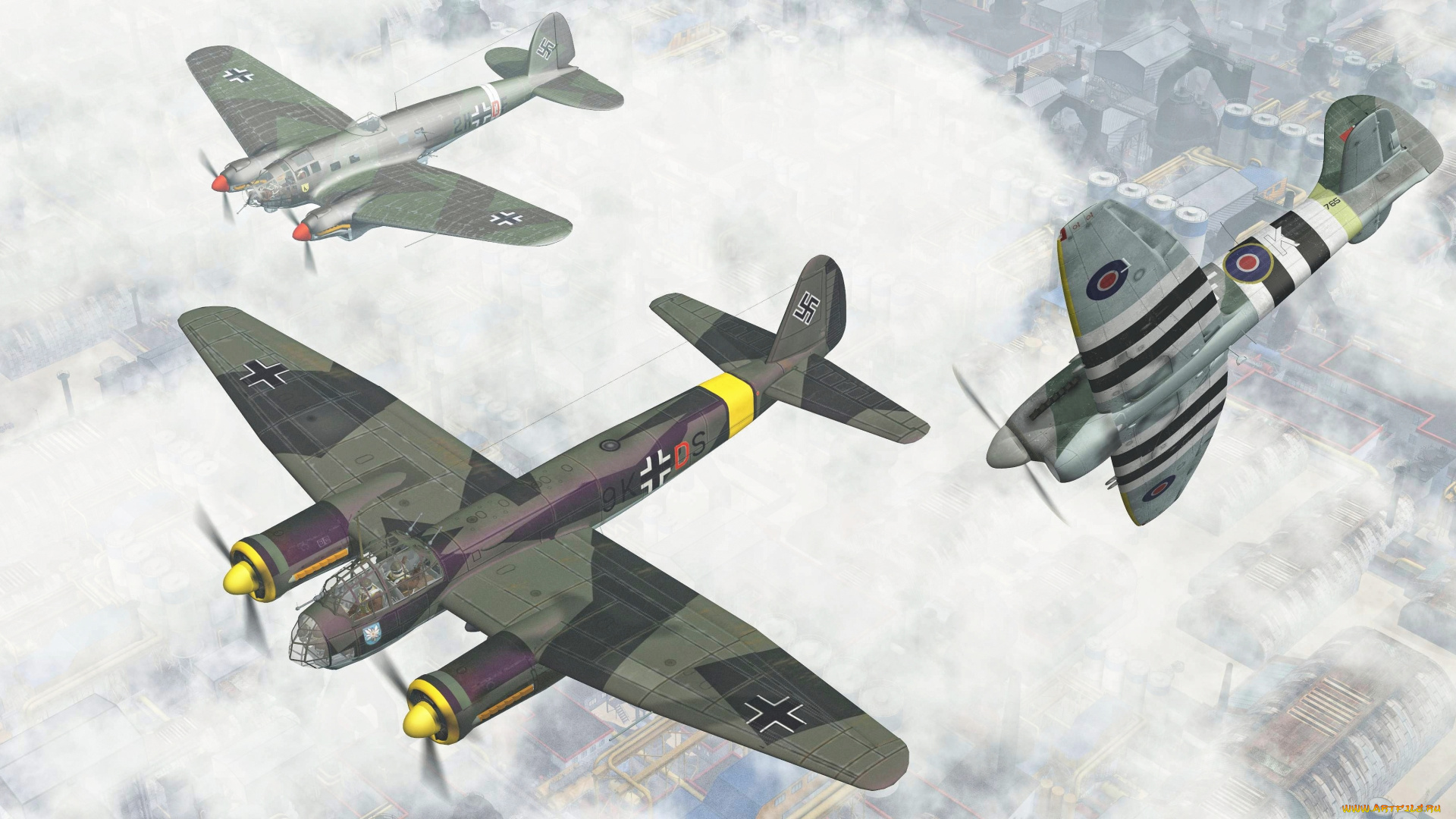 авиация, 3д, рисованые, graphic, самолеты