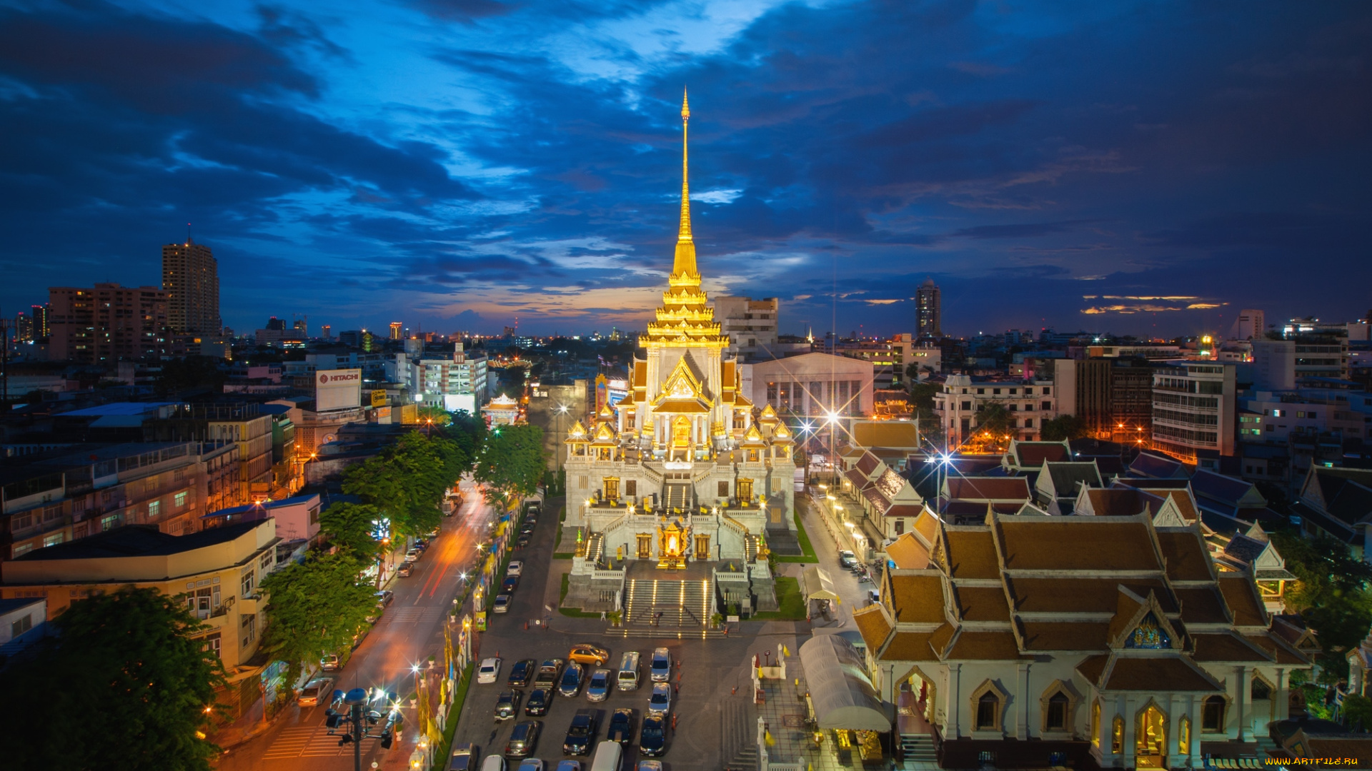 города, бангкок, таиланд, дворец