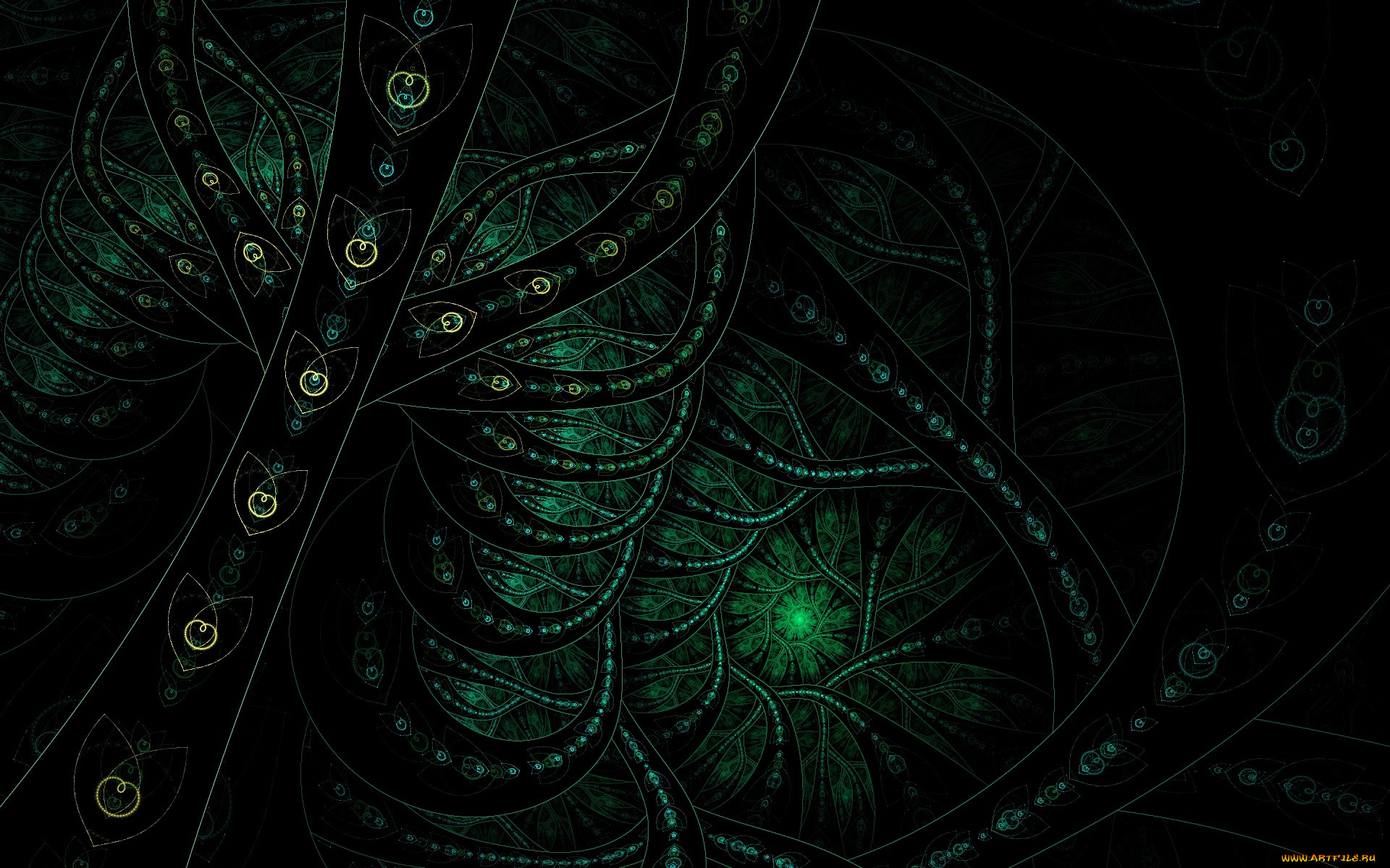 3д, графика, fractal, фракталы, узор