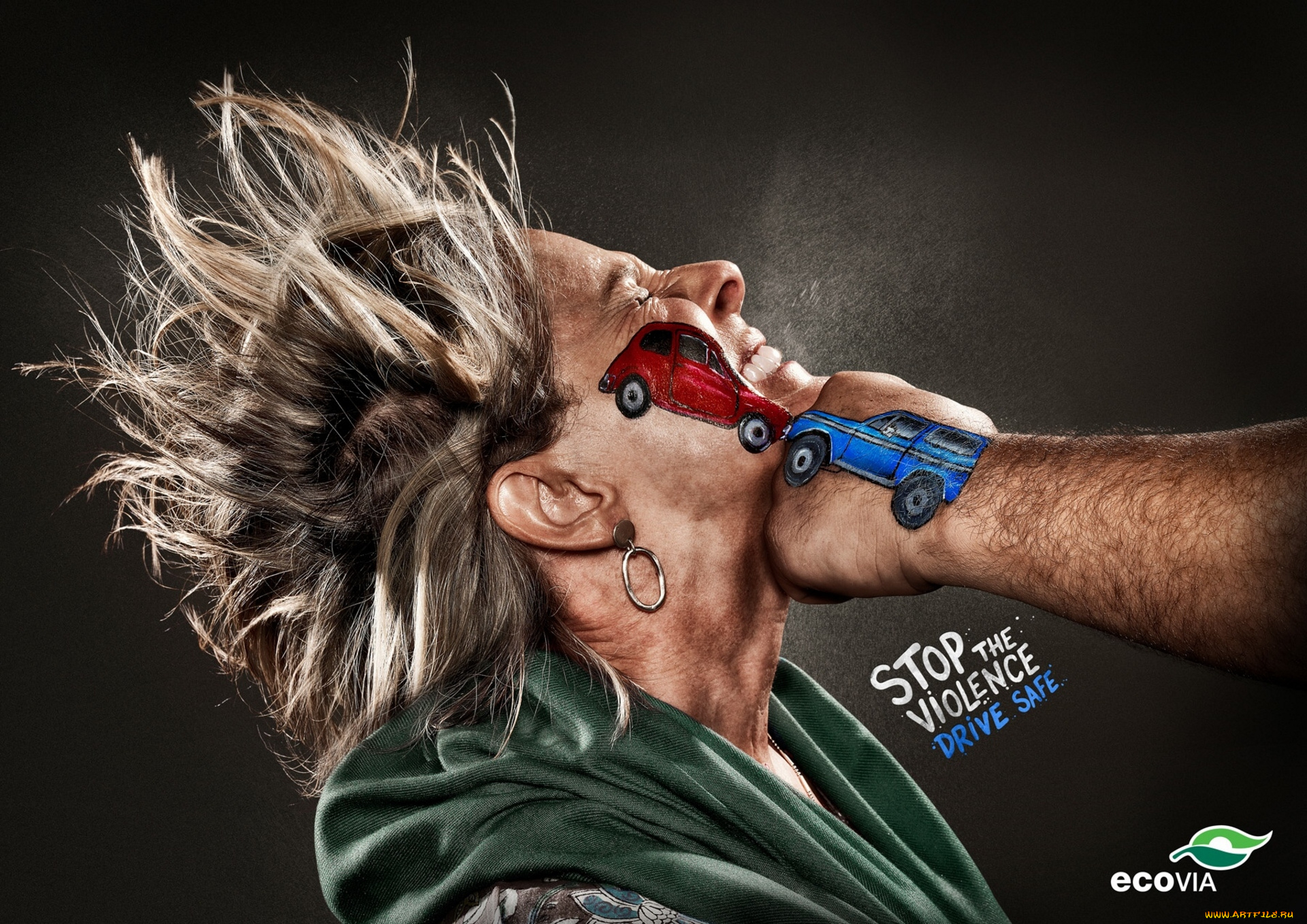 ecovia, бренды, рисунок, удар, кулак, авто