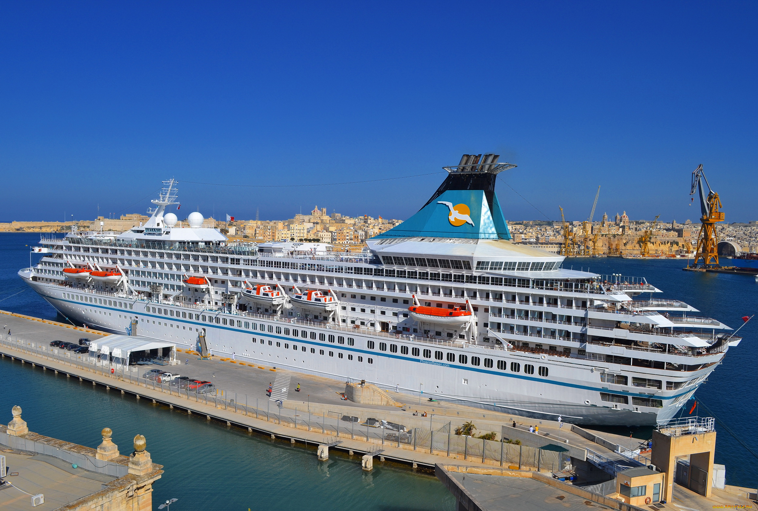 artania, корабли, лайнеры, лайнер, море