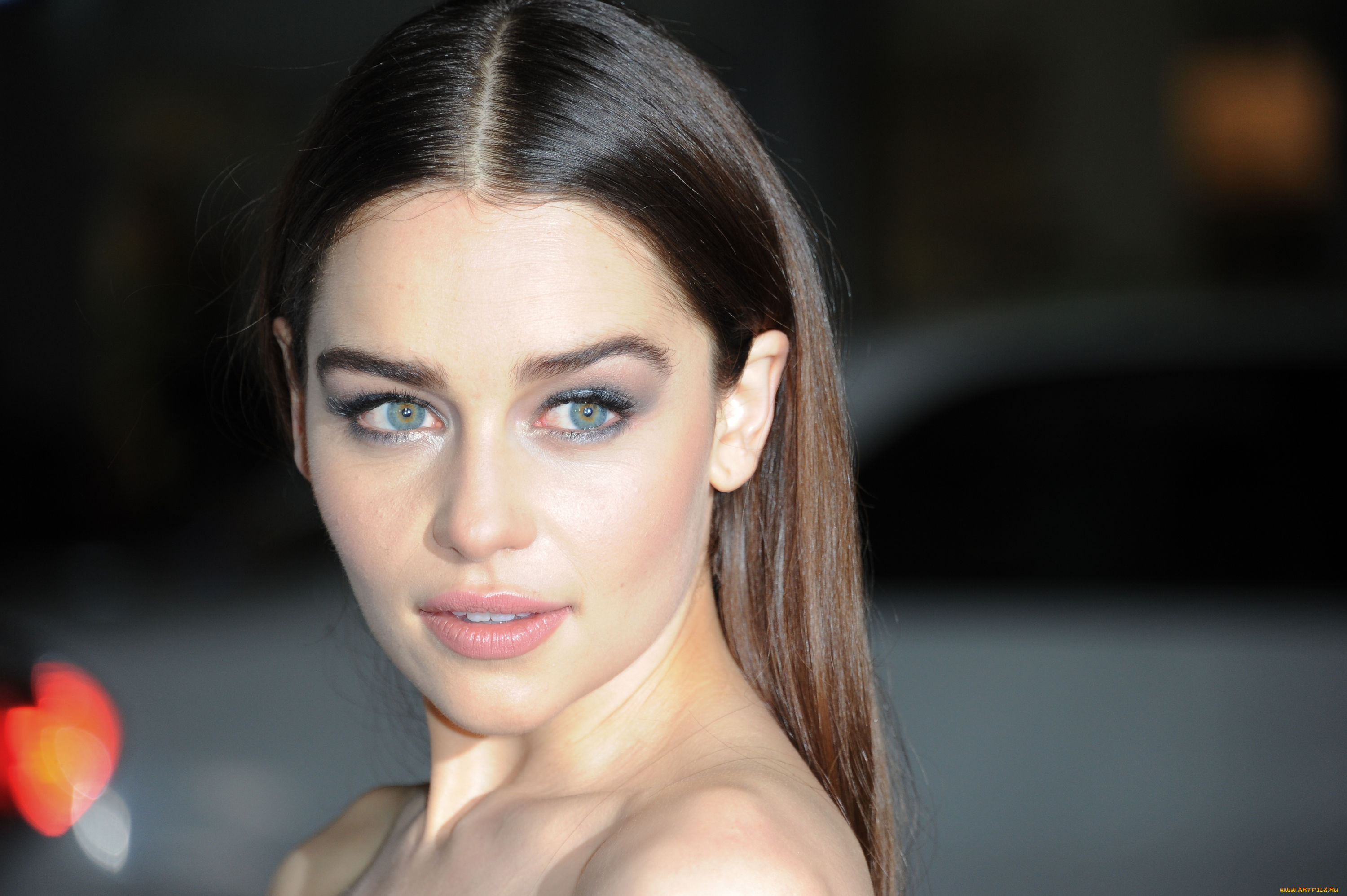 Emilia, Clarke, девушки, улыбка, лицо