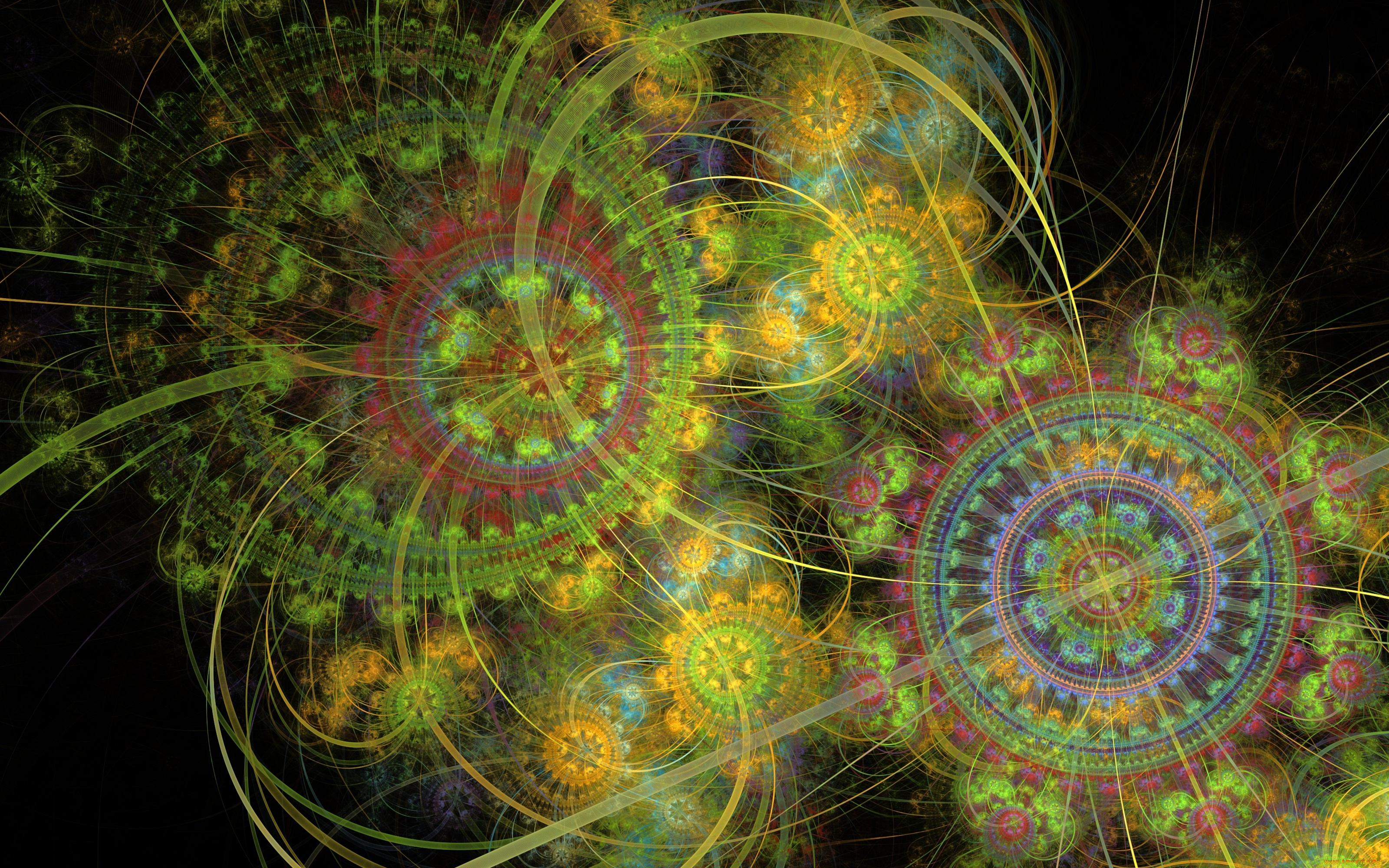 3д, графика, fractal, фракталы, фон