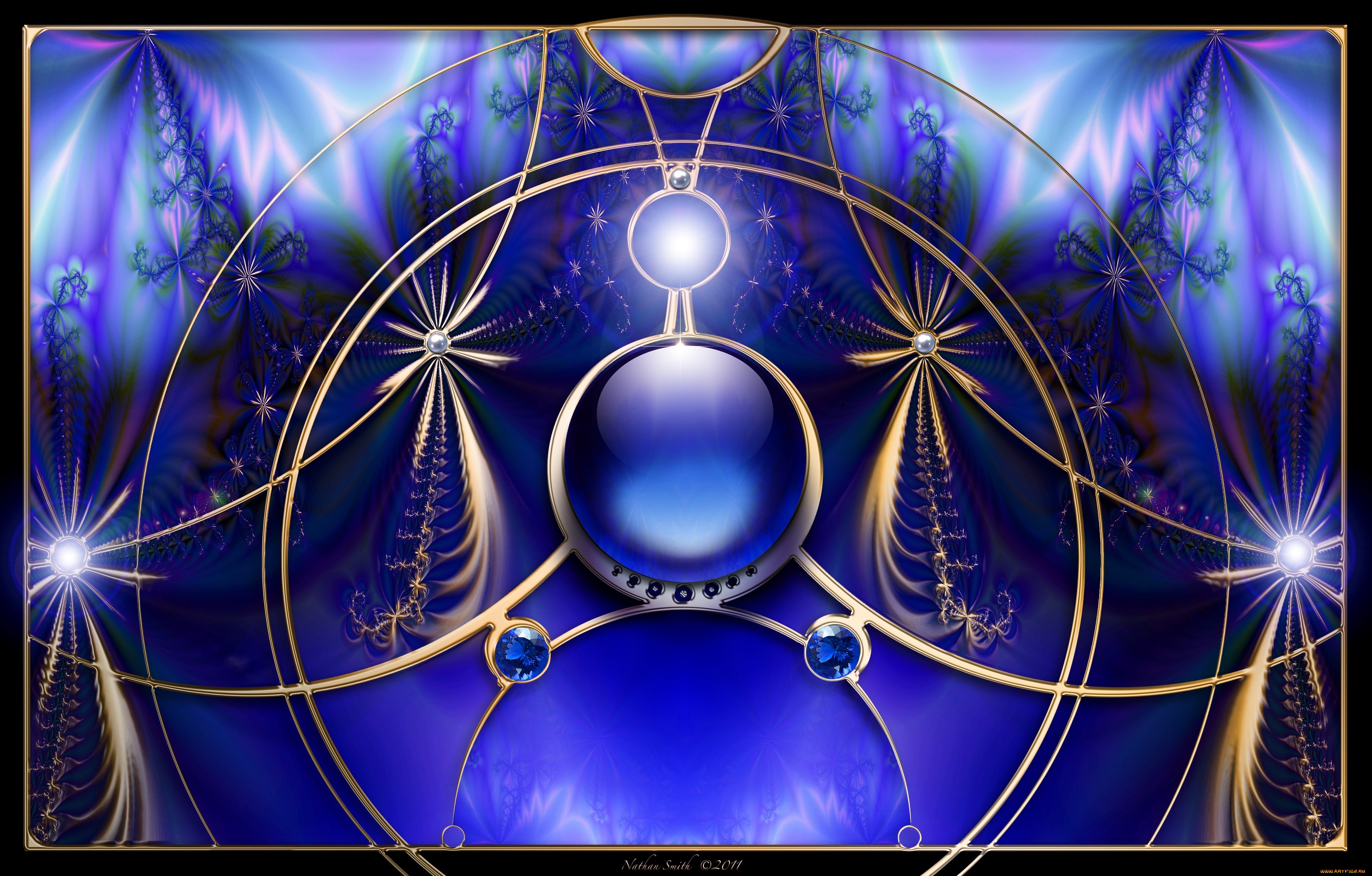 3д, графика, fractal, фракталы, фон