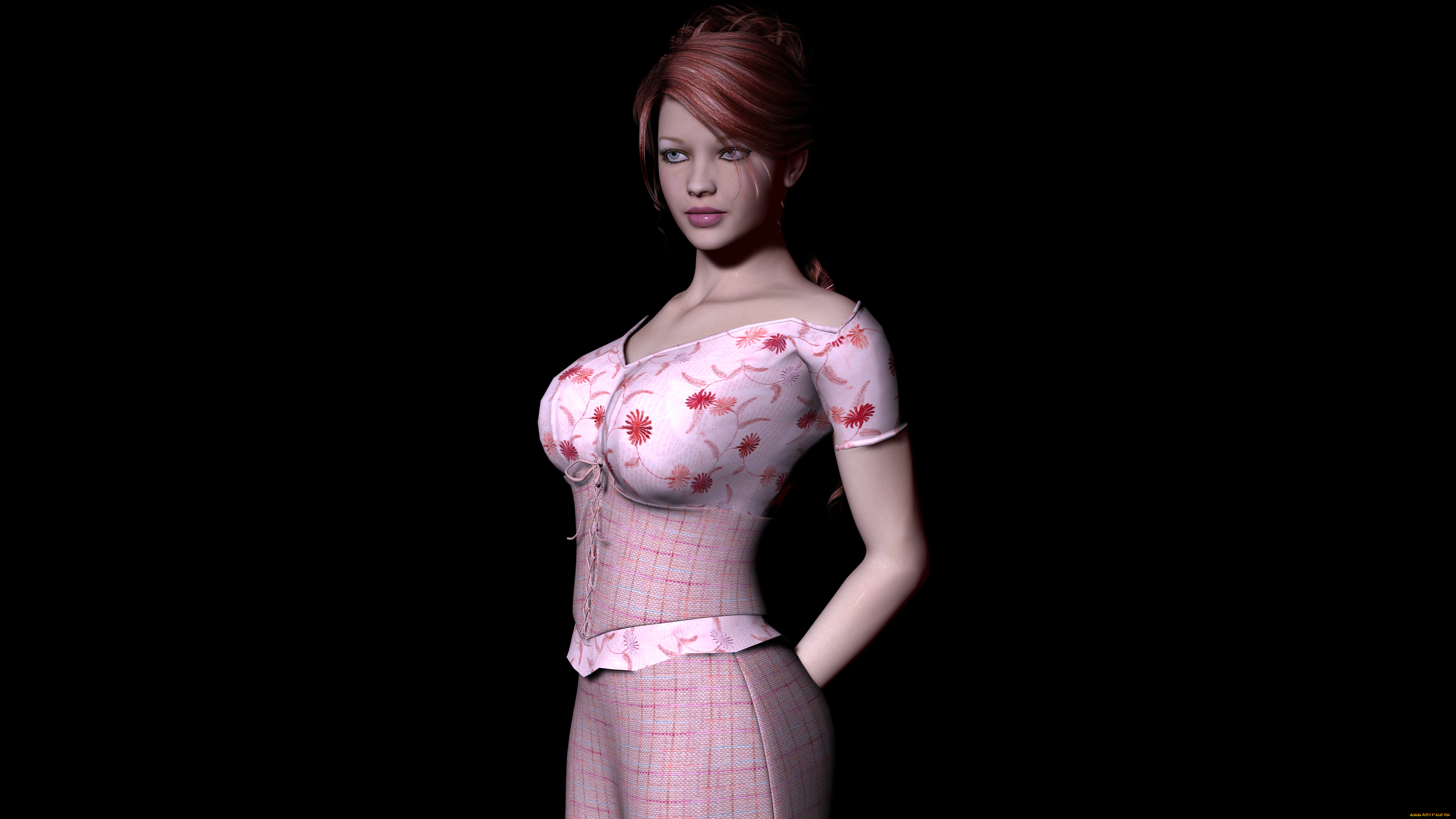 3д, графика, people, люди, девушка