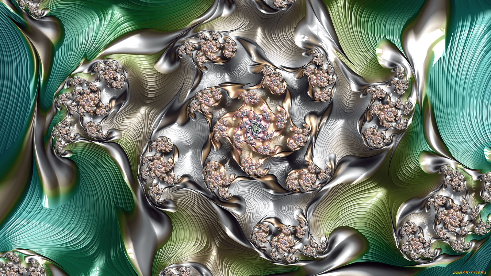 3д, графика, fractal, , фракталы, цвет, фон, узор