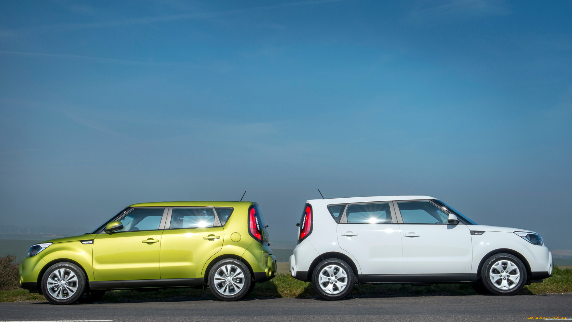 автомобили, kia, 2014, uk-spec, soul, зеленый