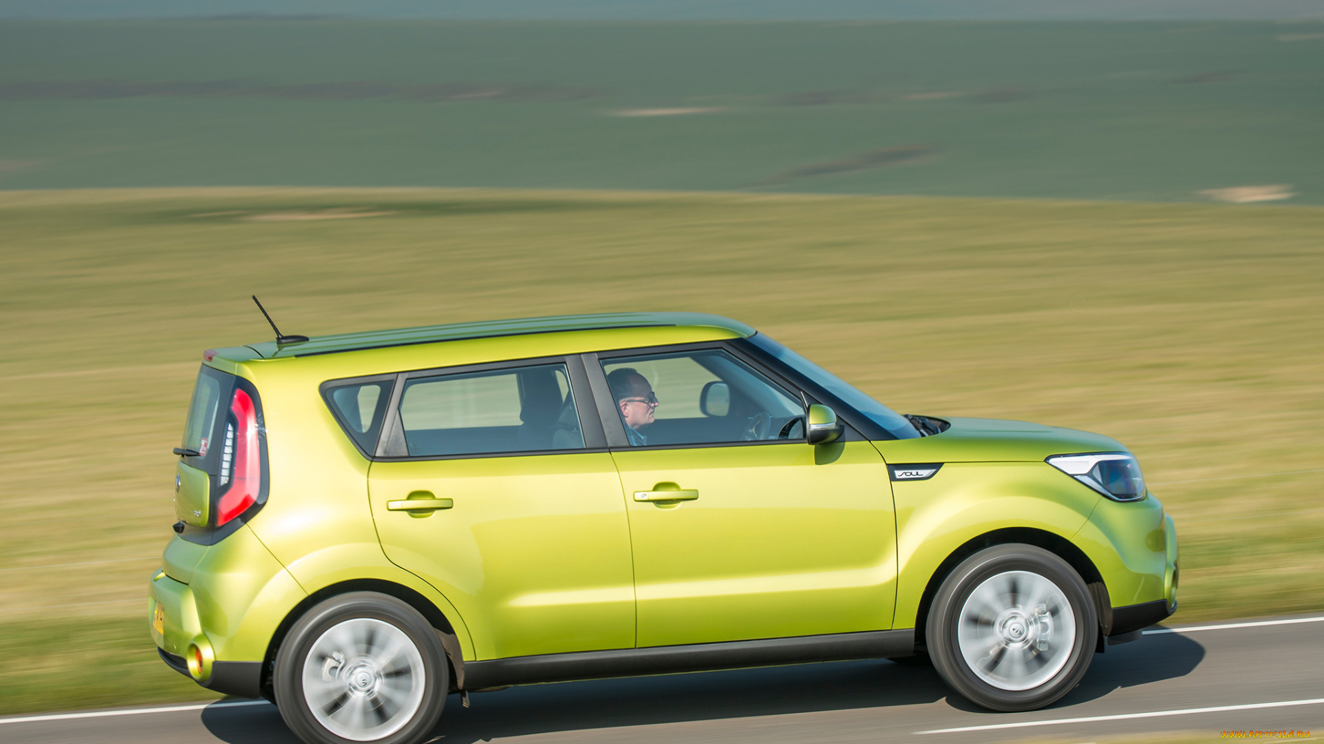 автомобили, kia, soul, зеленый, 2014, uk-spec