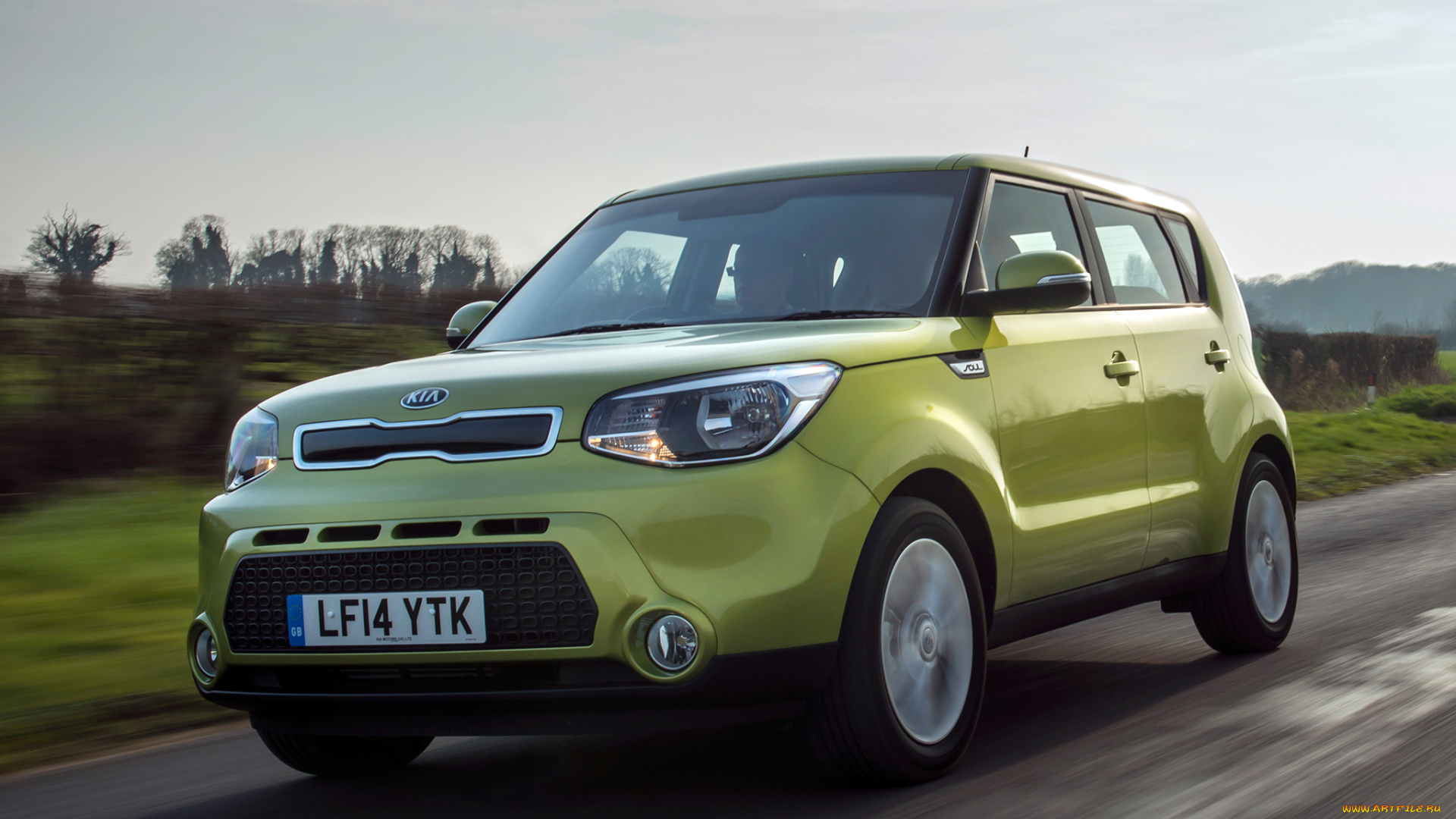 автомобили, kia, зеленый, 2014, uk-spec, soul