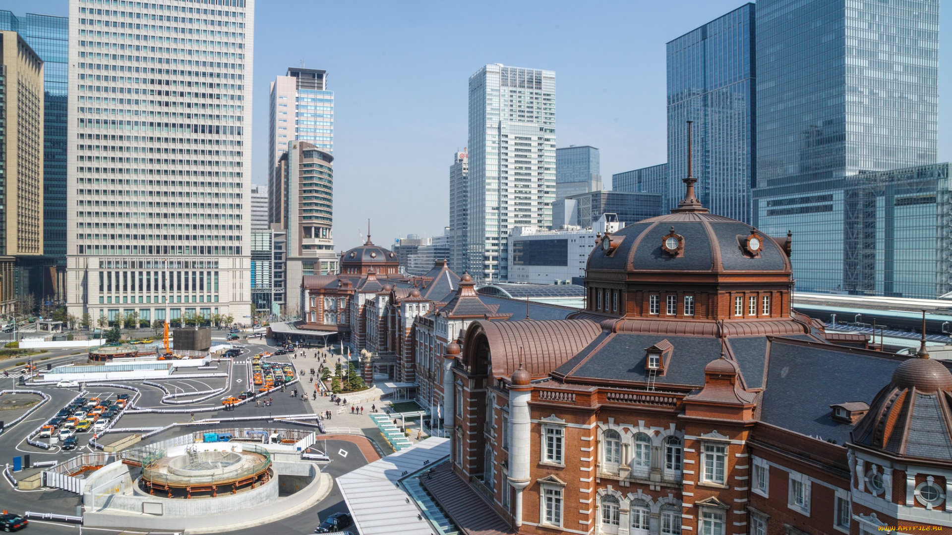 города, токио, , Япония, небоскребы