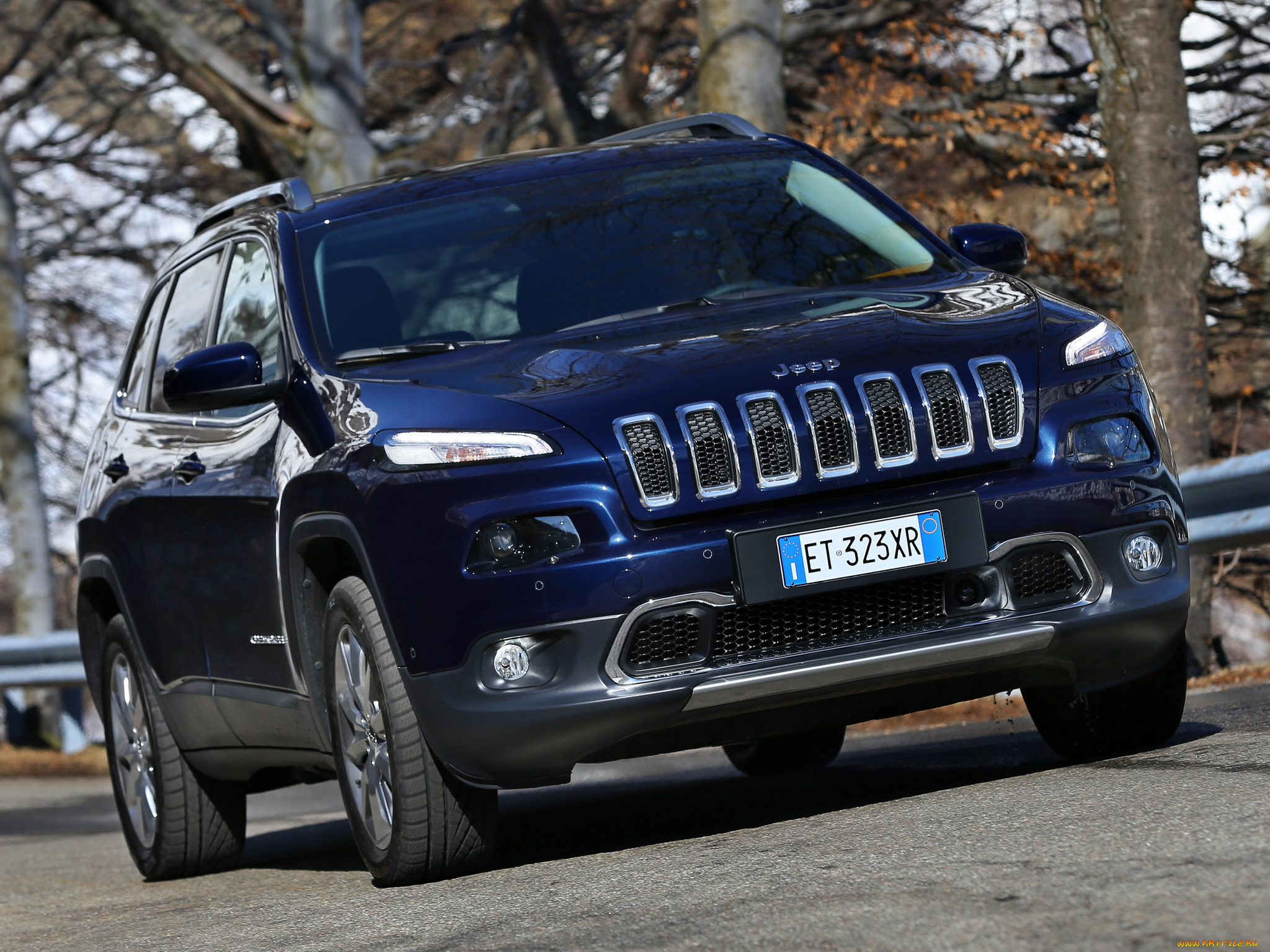 автомобили, jeep, 2014, темный, kl, eu-spec, cherokee, limited