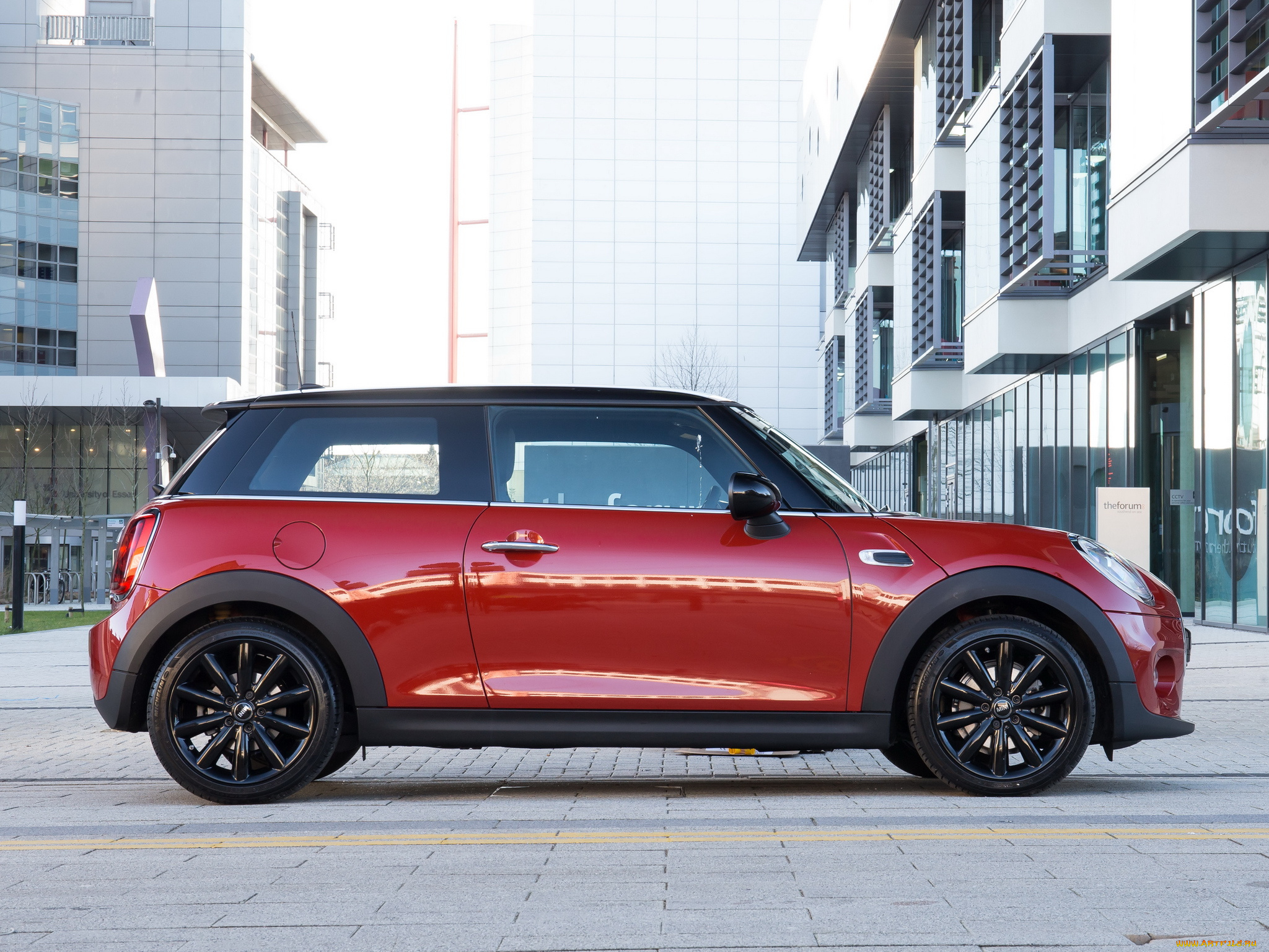 автомобили, mini, 2014, f56, uk-spec, cooper, d, красный