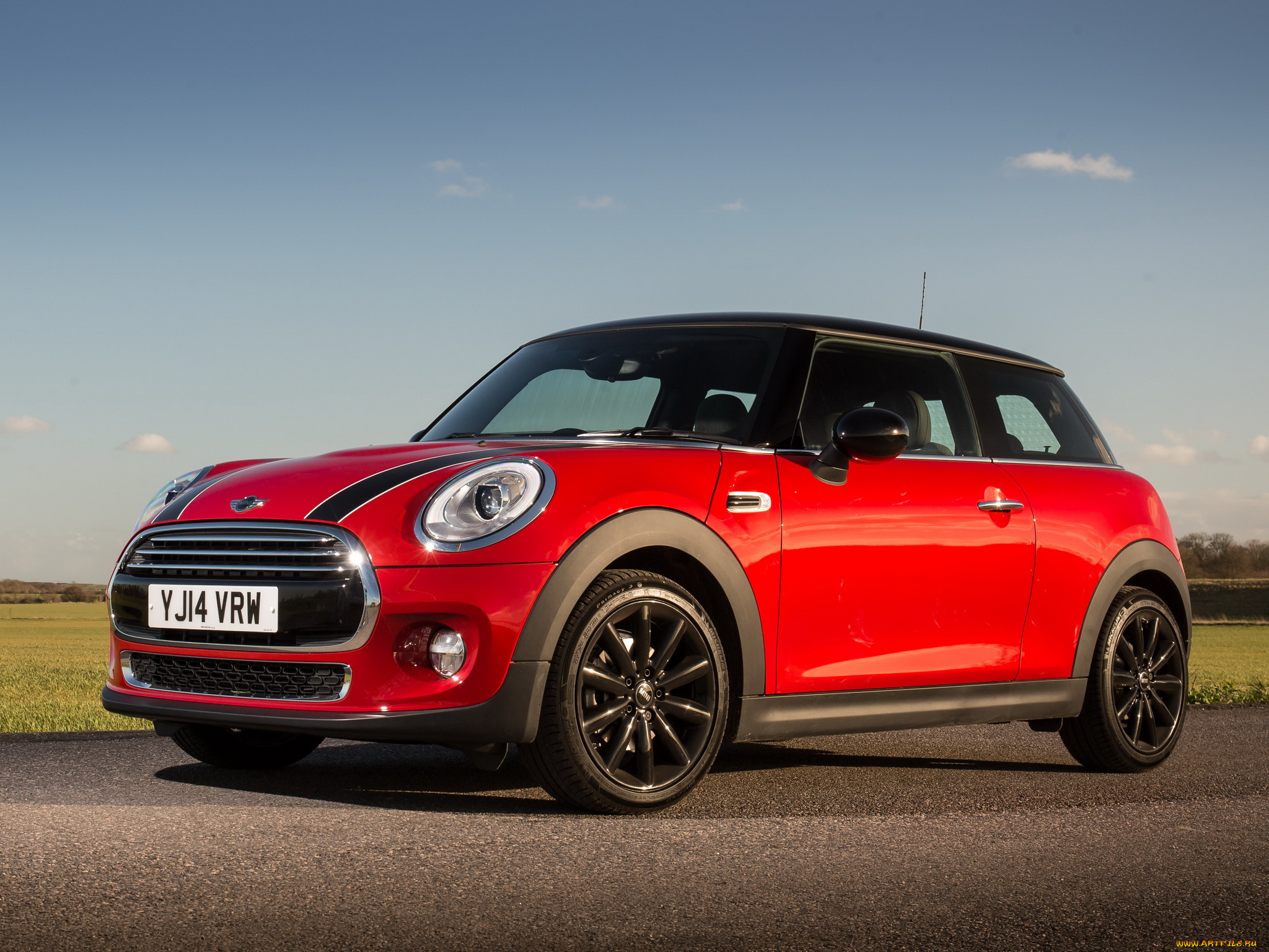 автомобили, mini, красный, 2014, f56, uk-spec, cooper, d
