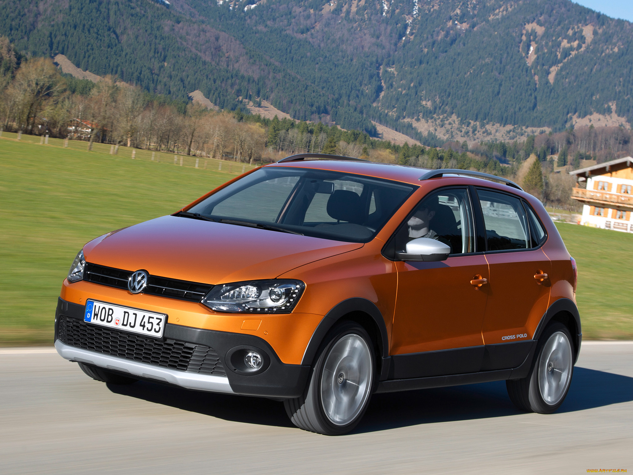 автомобили, volkswagen, crosspolo, 2014, typ, 6r