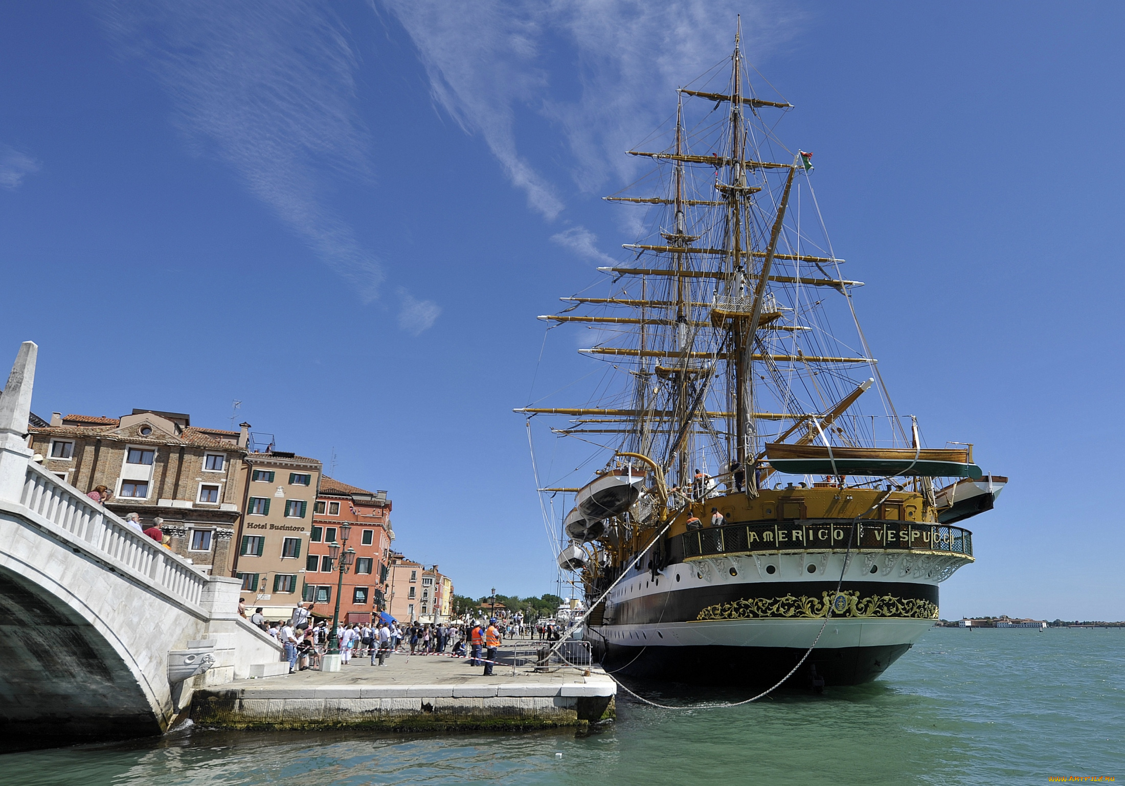 корабли, парусники, мачты