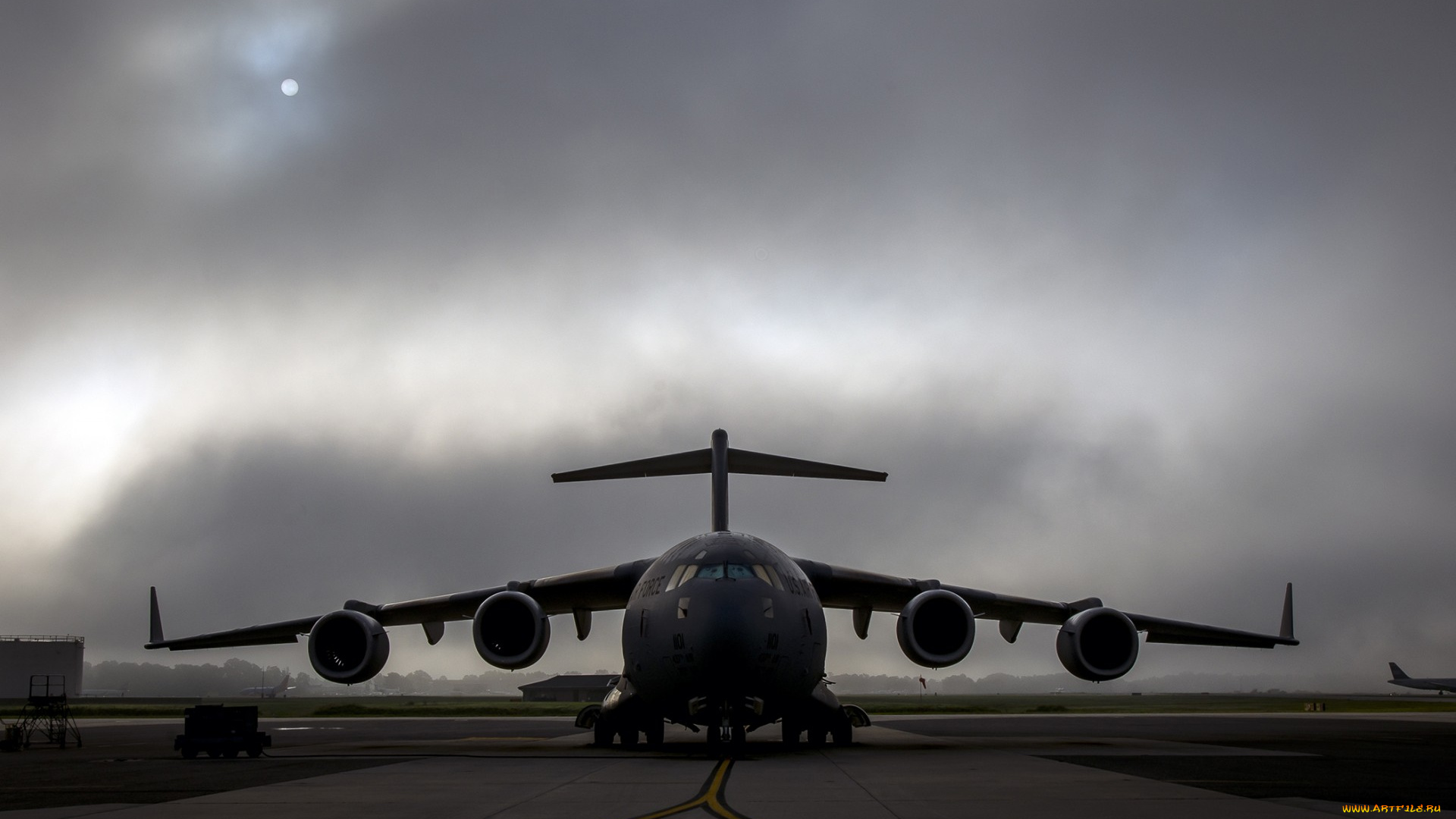 авиация, авиационный, пейзаж, креатив, вечер