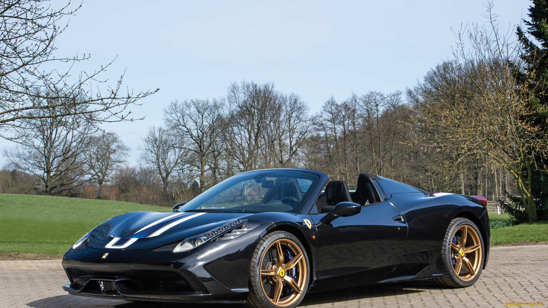 автомобили, ferrari, темный, 2014г, 458, speciale, a