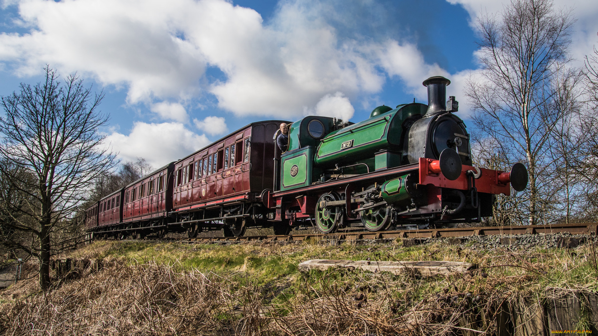 техника, паровозы, паровоз, рельсы, дорога, железная