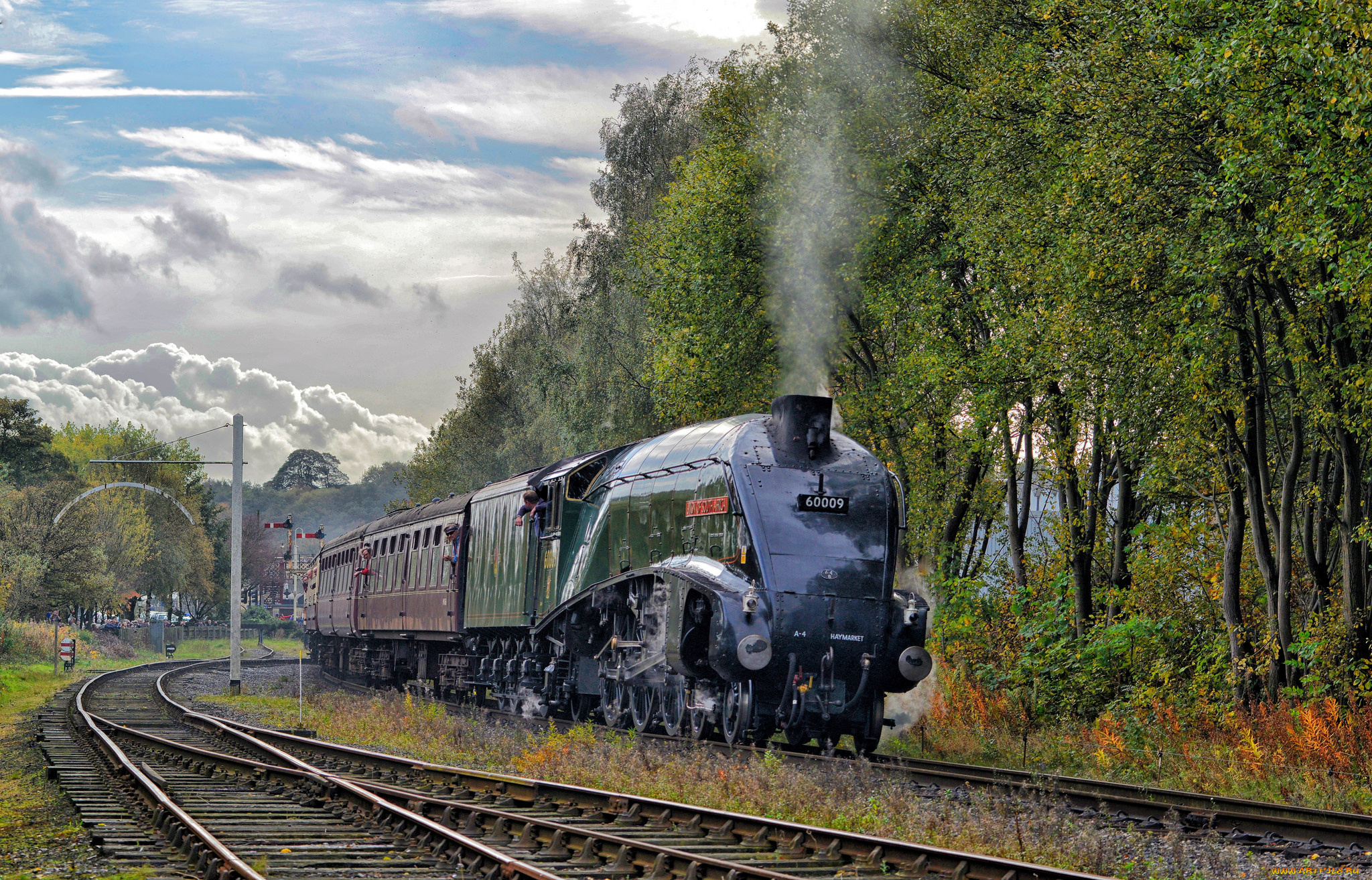 техника, паровозы, железная, дорога, рельсы, паровоз