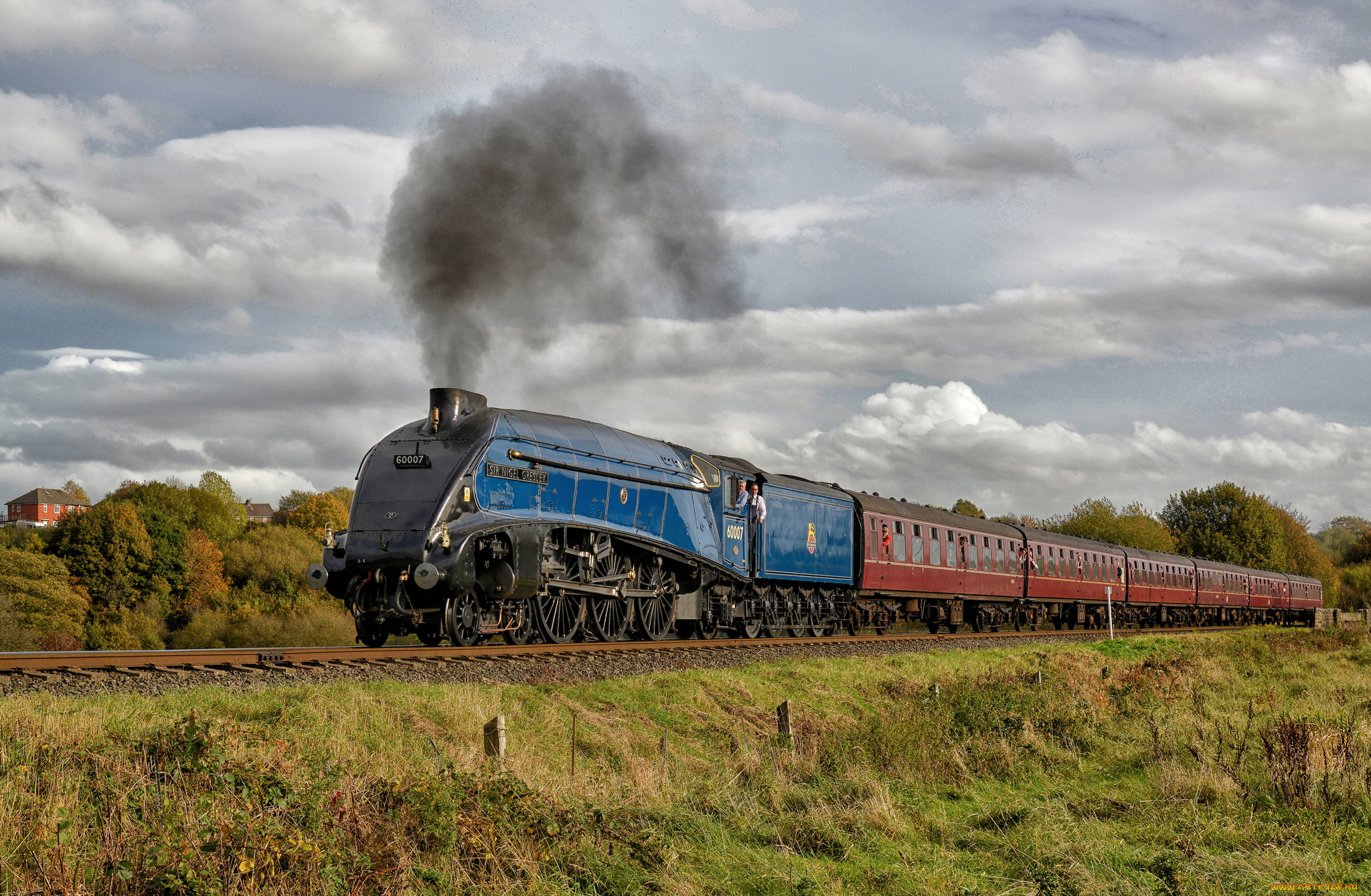 техника, паровозы, железная, дорога, рельсы, паровоз