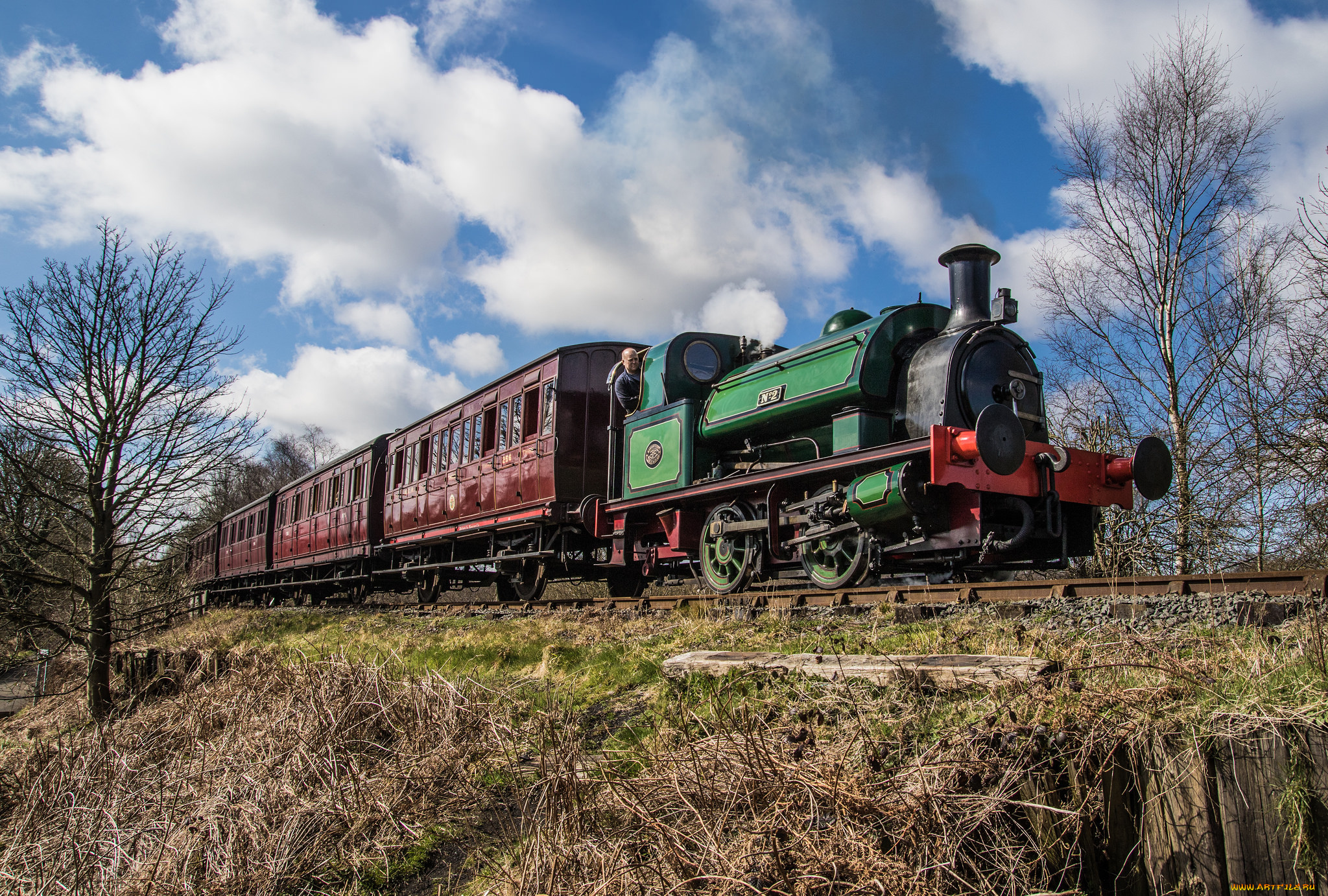 техника, паровозы, паровоз, рельсы, дорога, железная