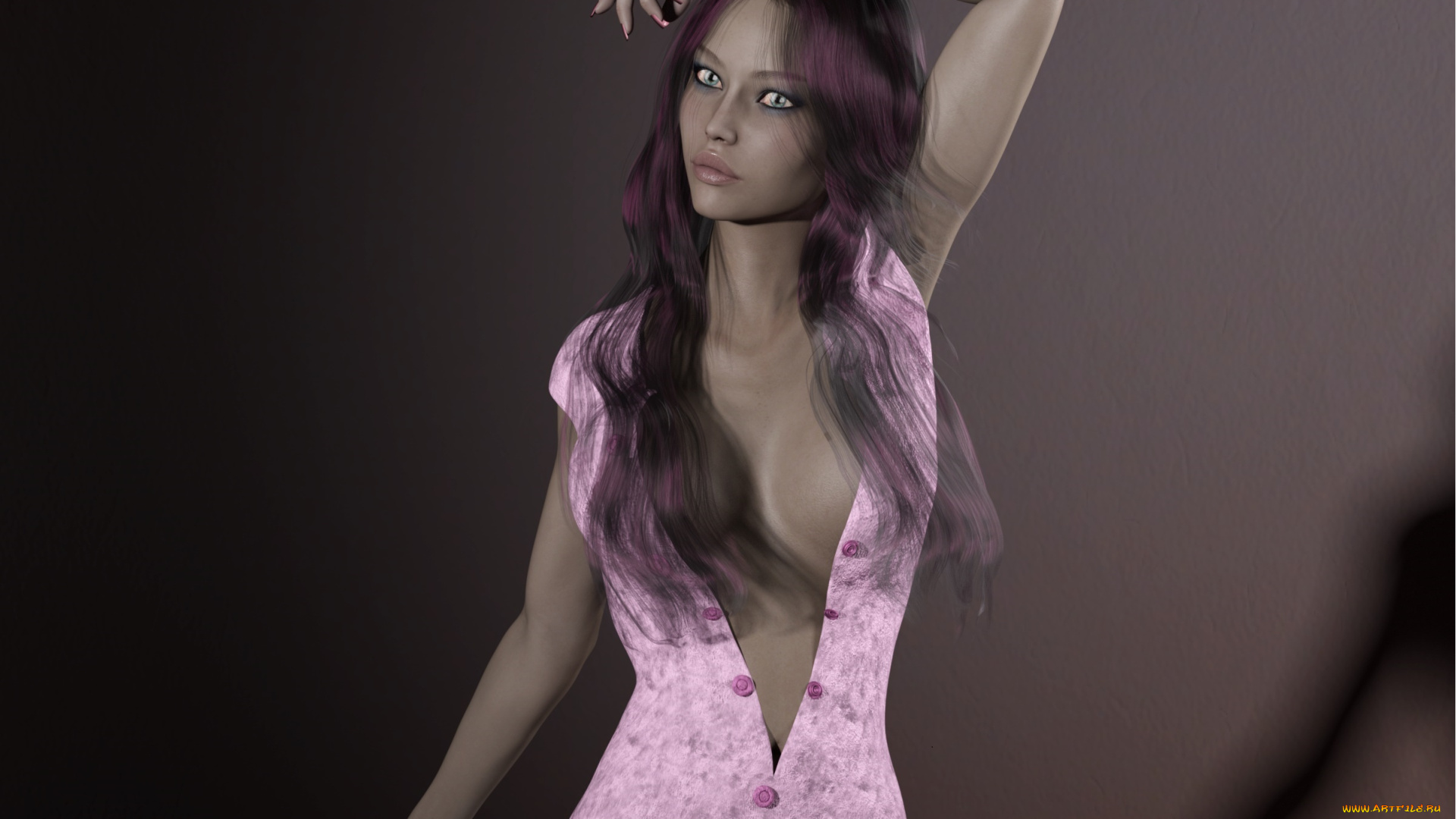 3д, графика, люди, , people, фон, взгляд, девушка