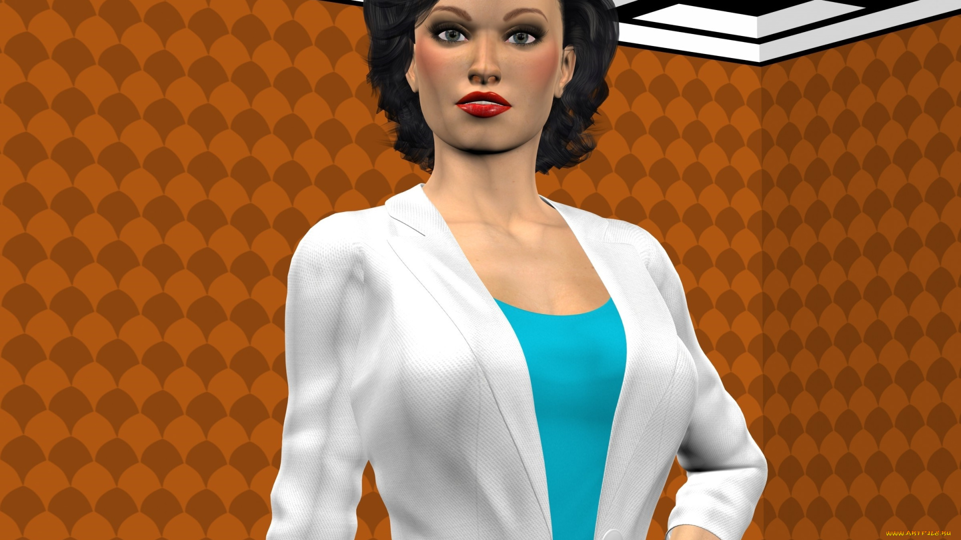 3д, графика, люди, , people, взгляд, девушка, фон