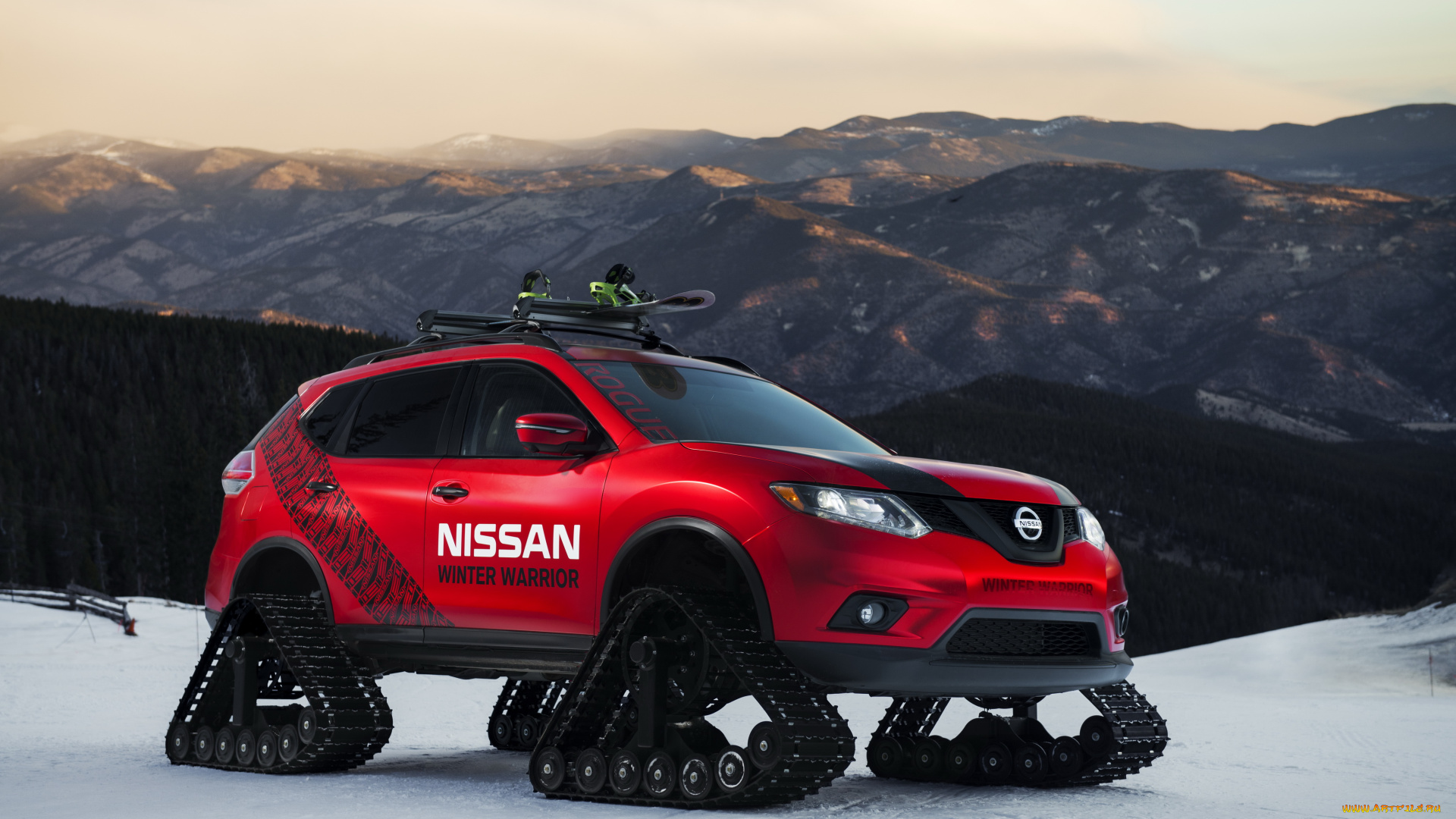 автомобили, nissan, datsun, winter, warrior, pathfinder, 2016г, concept