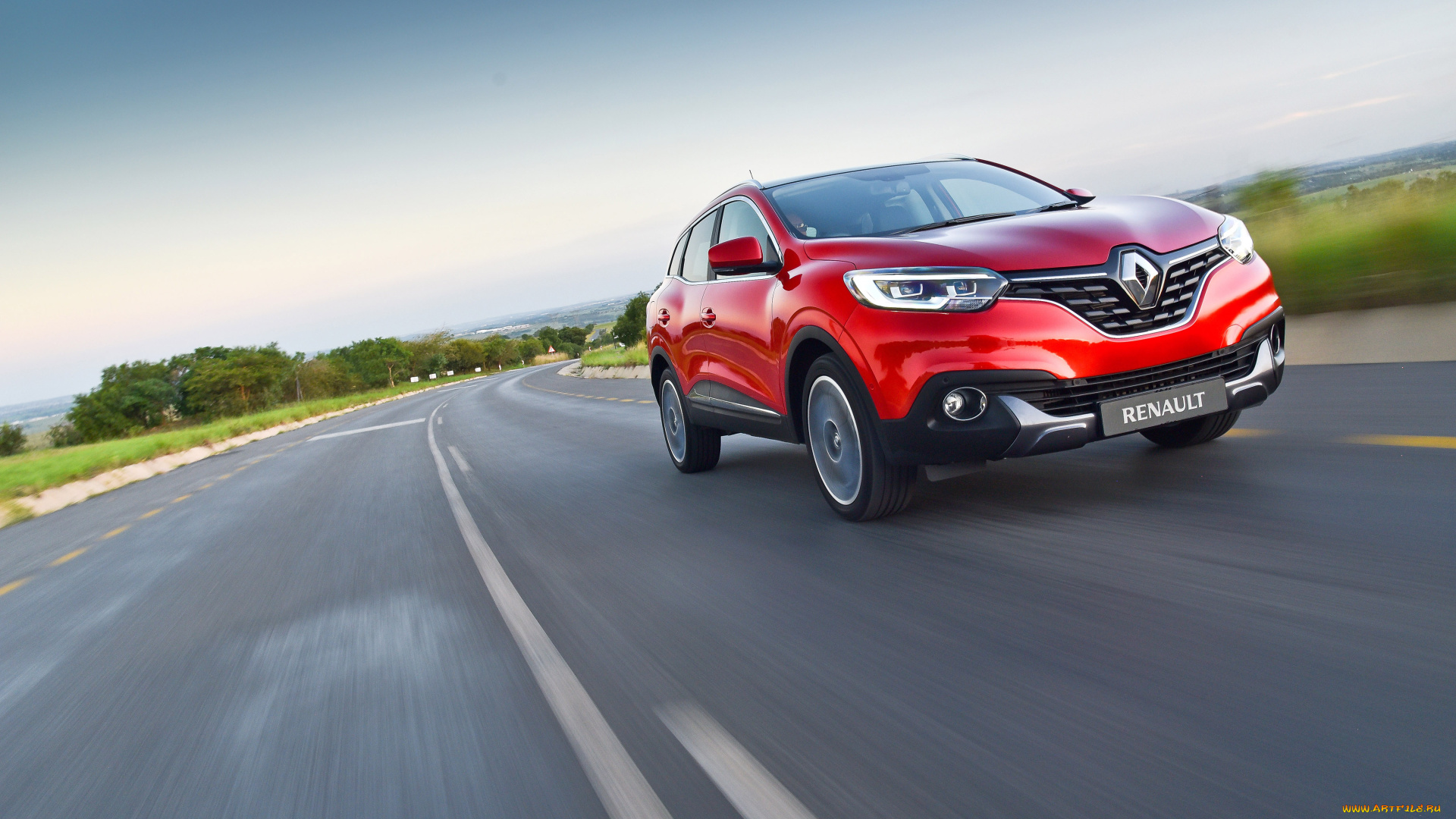 автомобили, renault, 2016г, za-spec, kadjar, красный