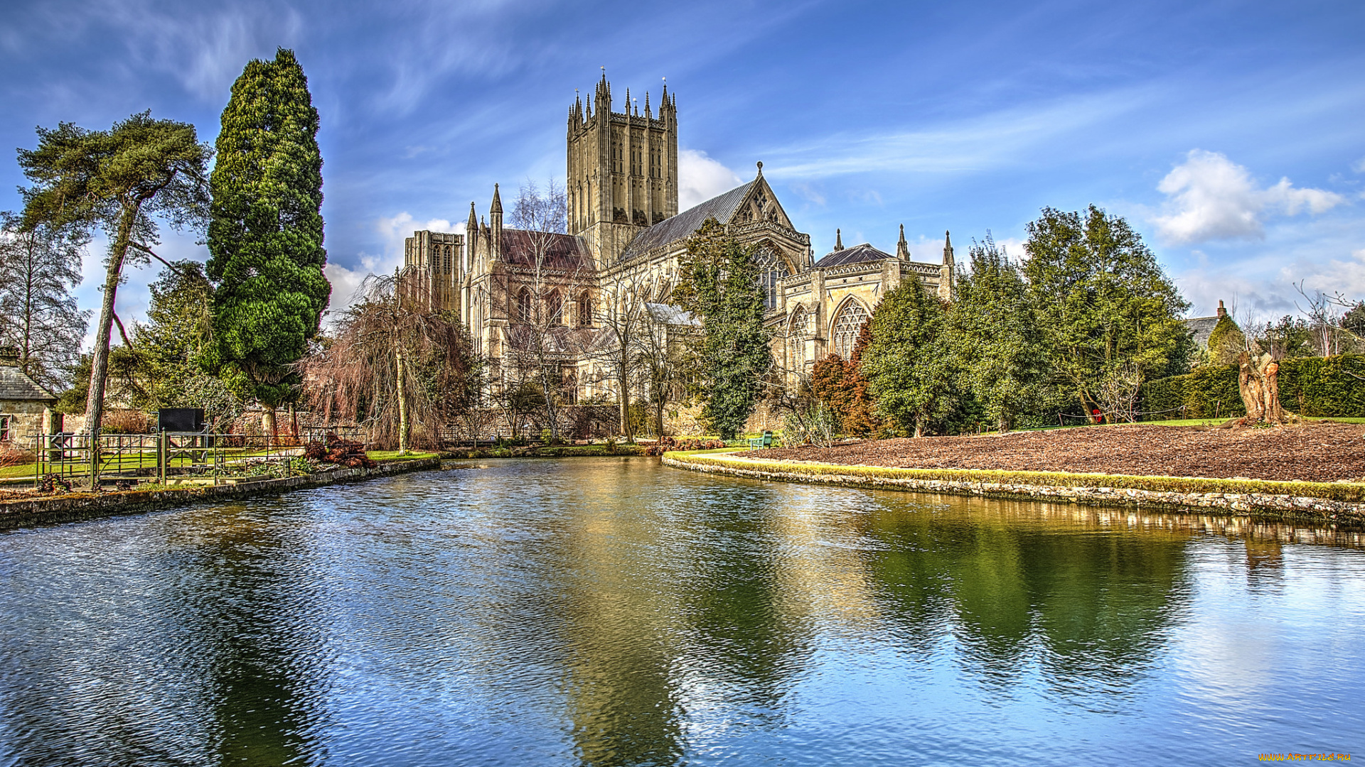 wells, cathedral, города, -, католические, соборы, , костелы, , аббатства, собор
