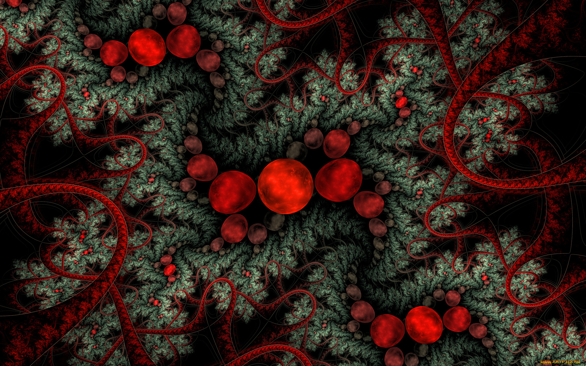 3д, графика, фракталы, , fractal, узор, фон, цвета