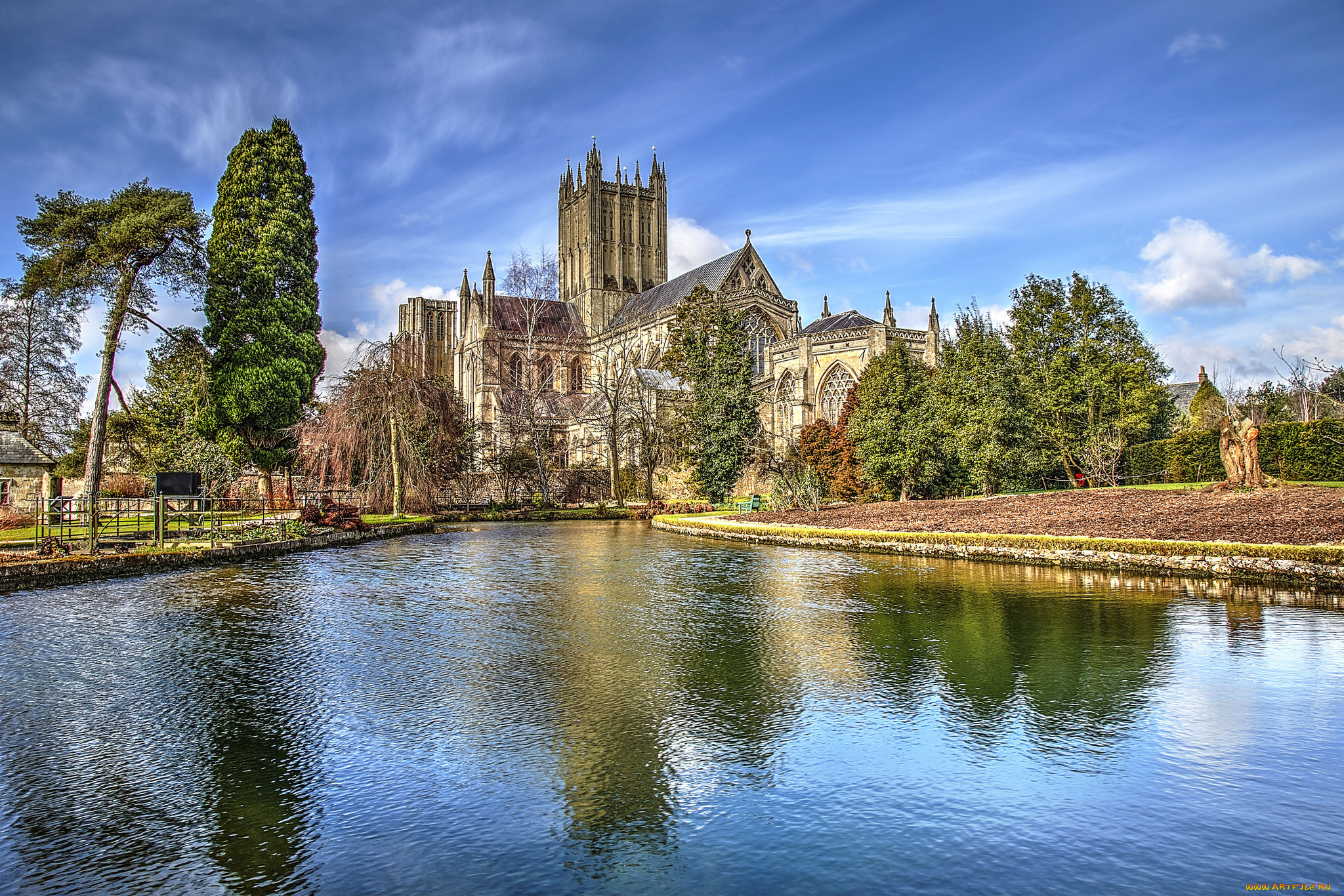 wells, cathedral, города, -, католические, соборы, , костелы, , аббатства, собор