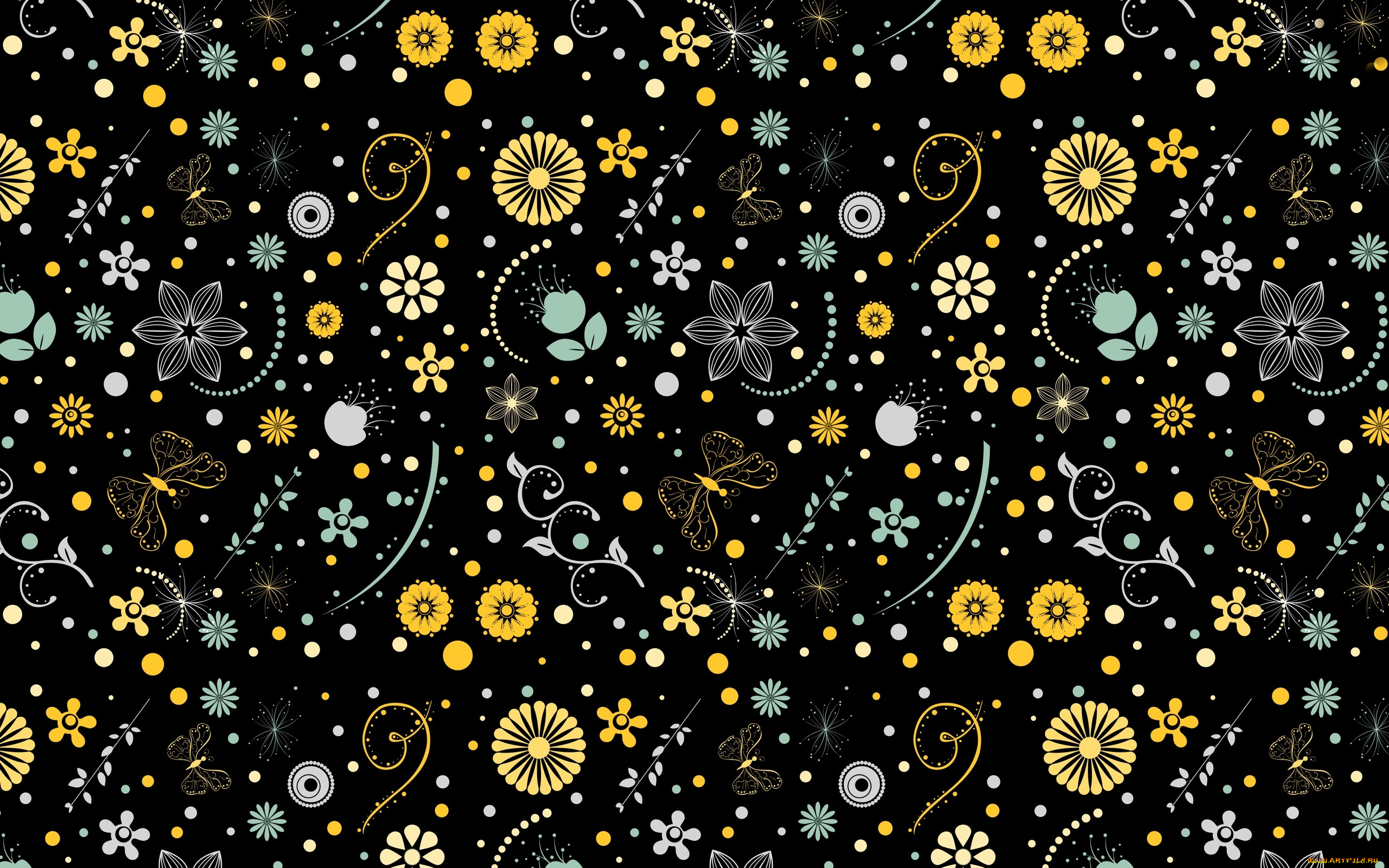 векторная, графика, цветы, , flowers, фон, цветы, лепестки