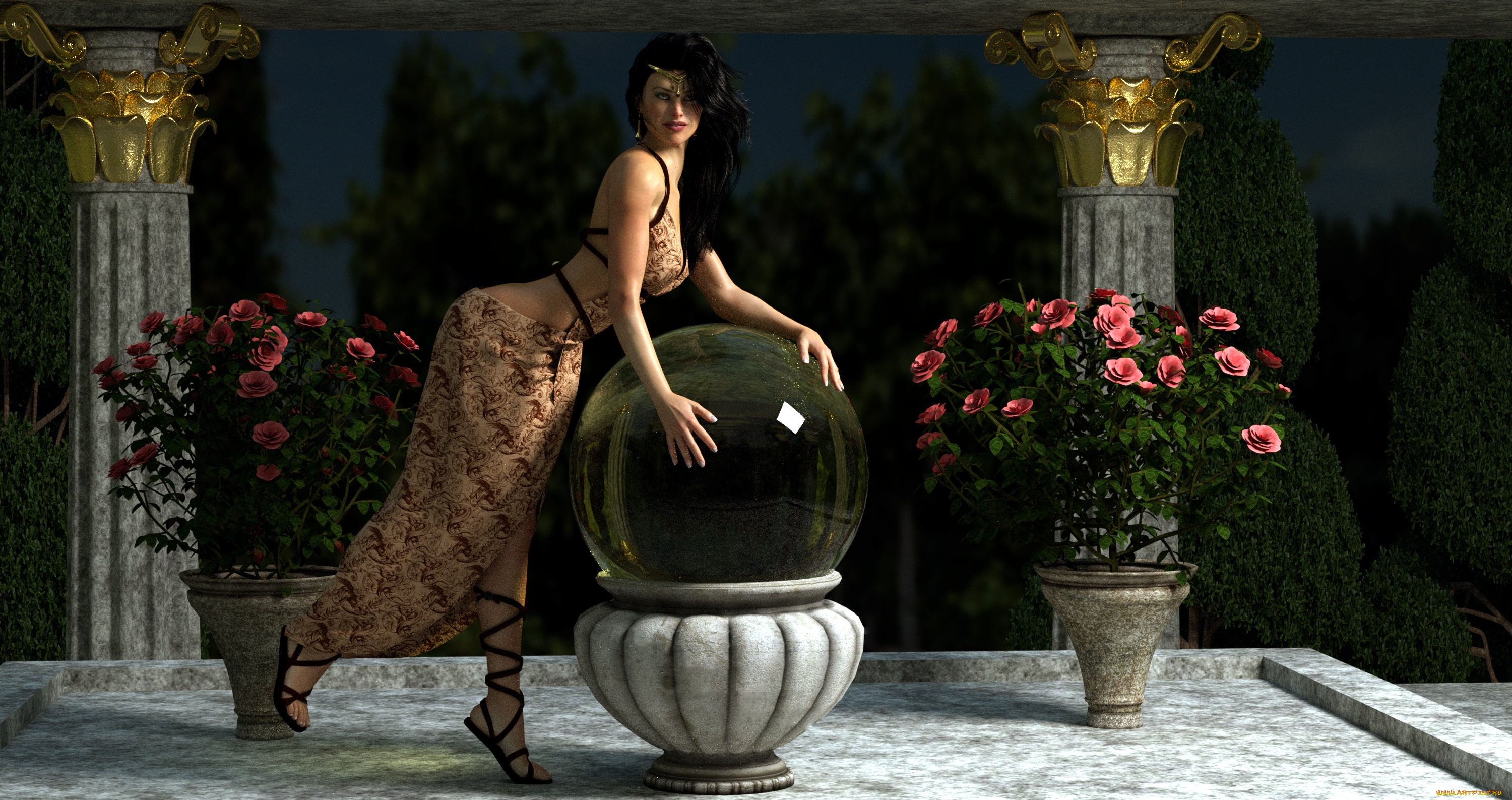 3д, графика, люди, , people, взгляд, фон, девушка