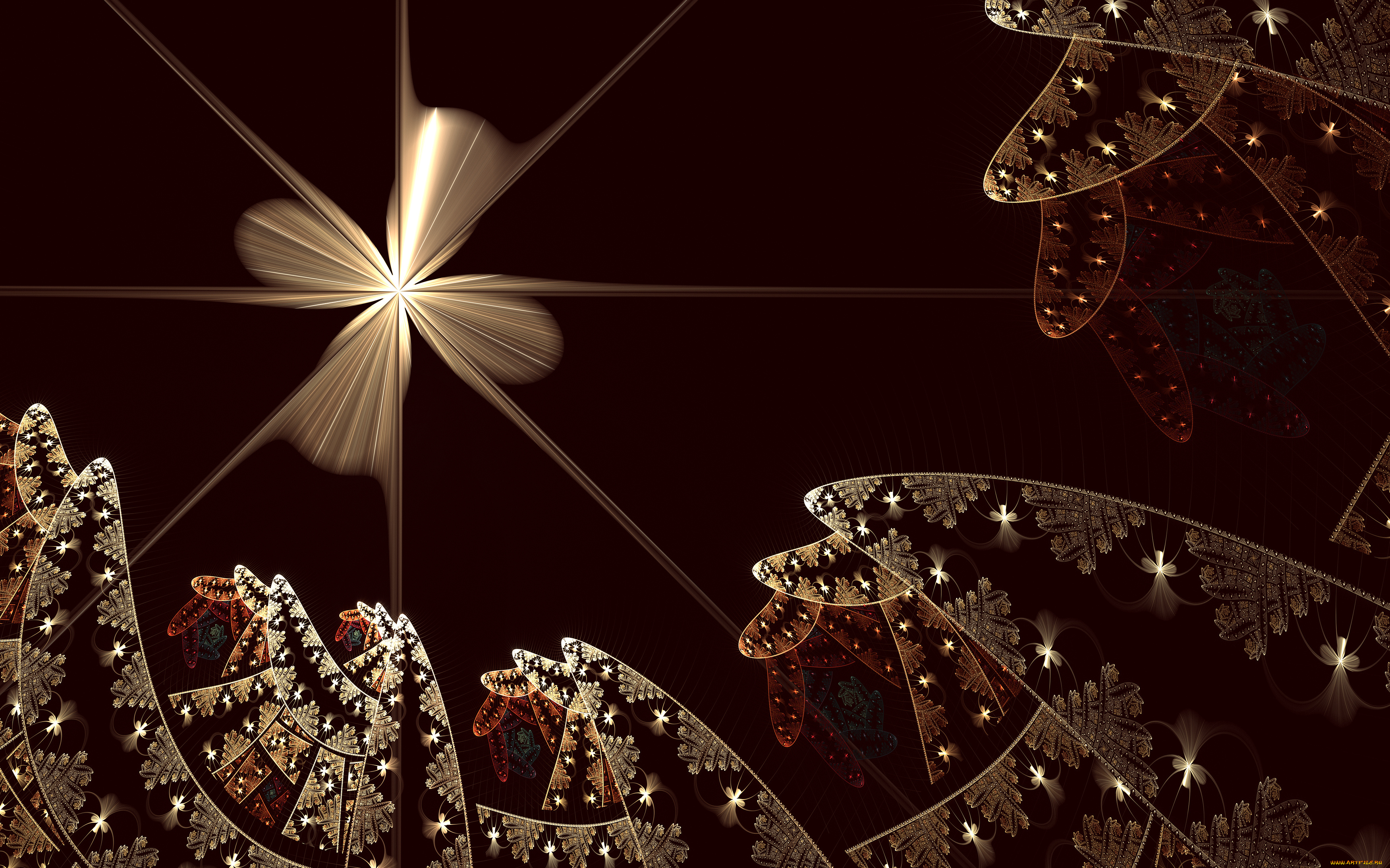 3д, графика, фракталы, , fractal, узор, фон, цвета