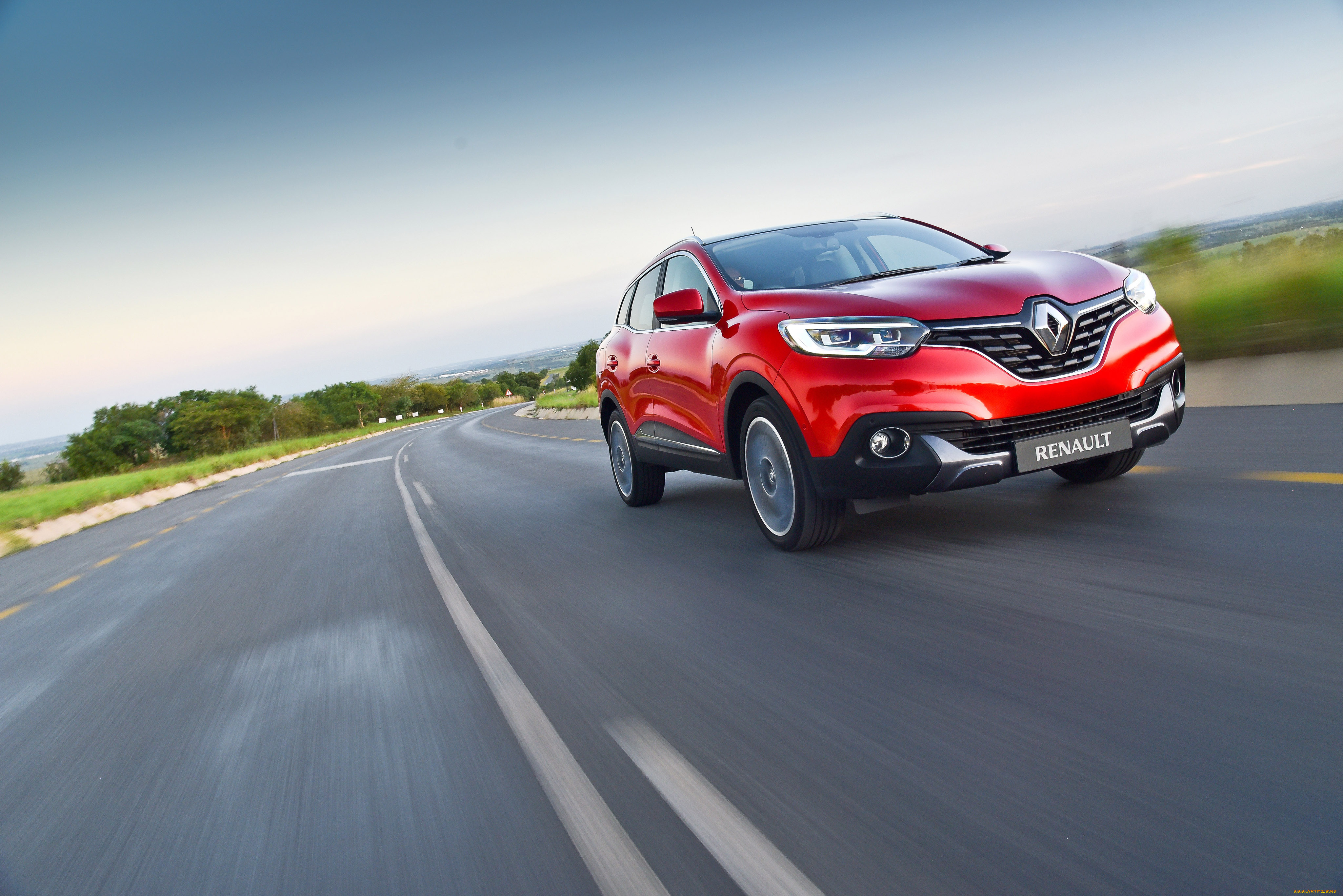 автомобили, renault, 2016г, za-spec, kadjar, красный