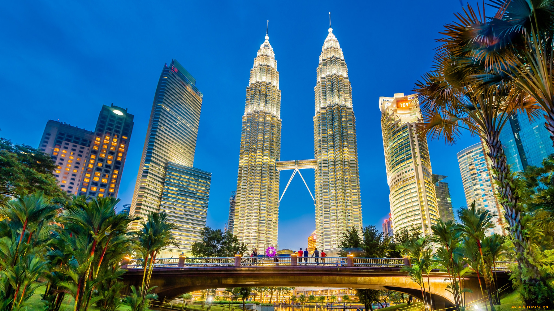 города, куала-лумпур, , малайзия, башни