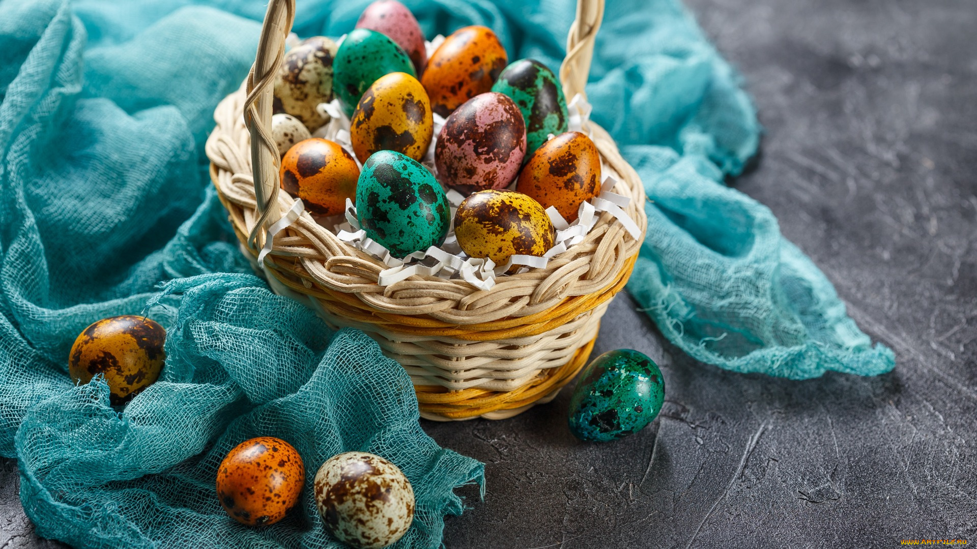 праздничные, пасха, spring, корзинка, easter, eggs, decoration, яйца, крашеные, happy