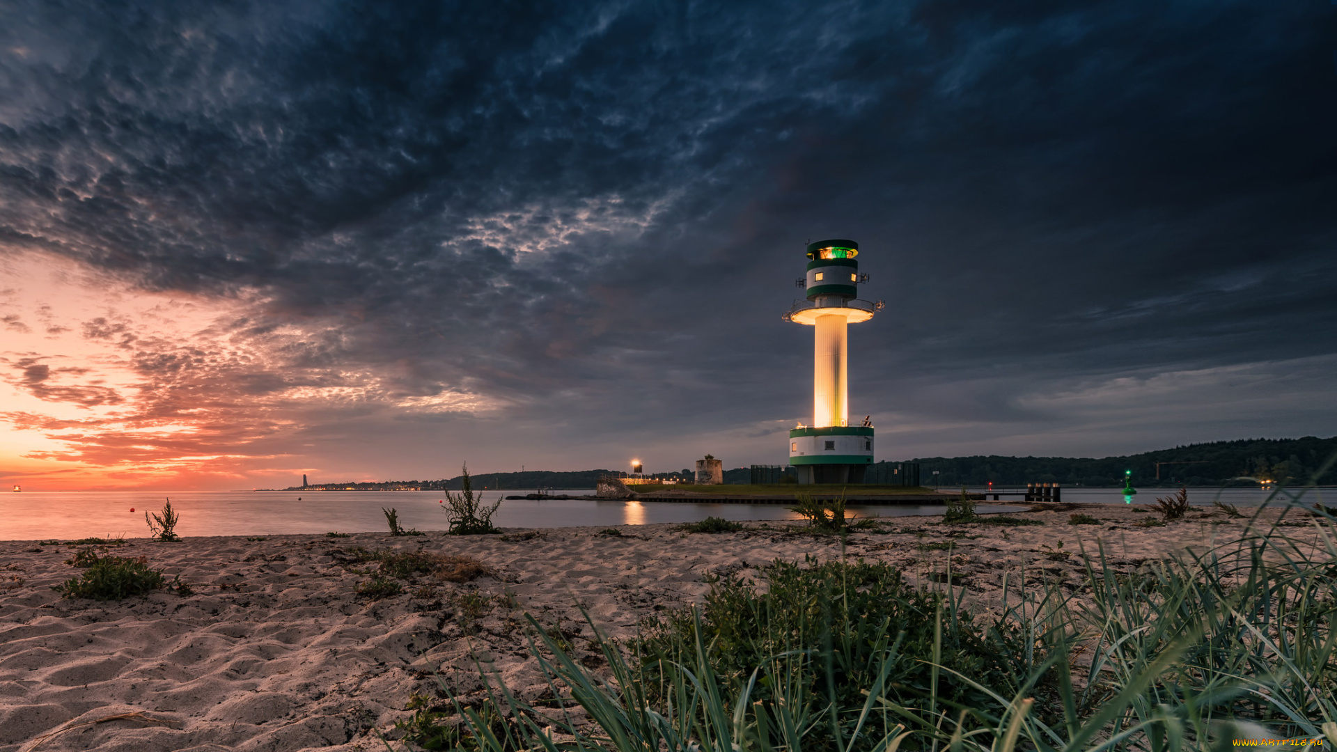 природа, маяки, побережье, маяк