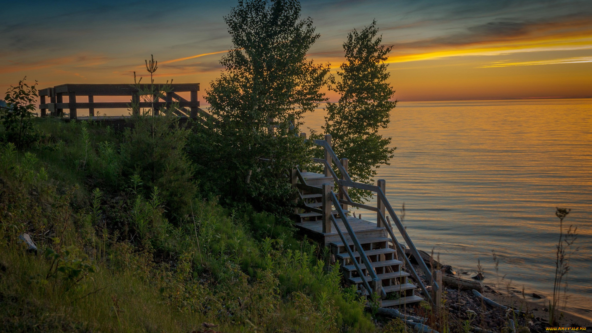 природа, побережье, берег, море