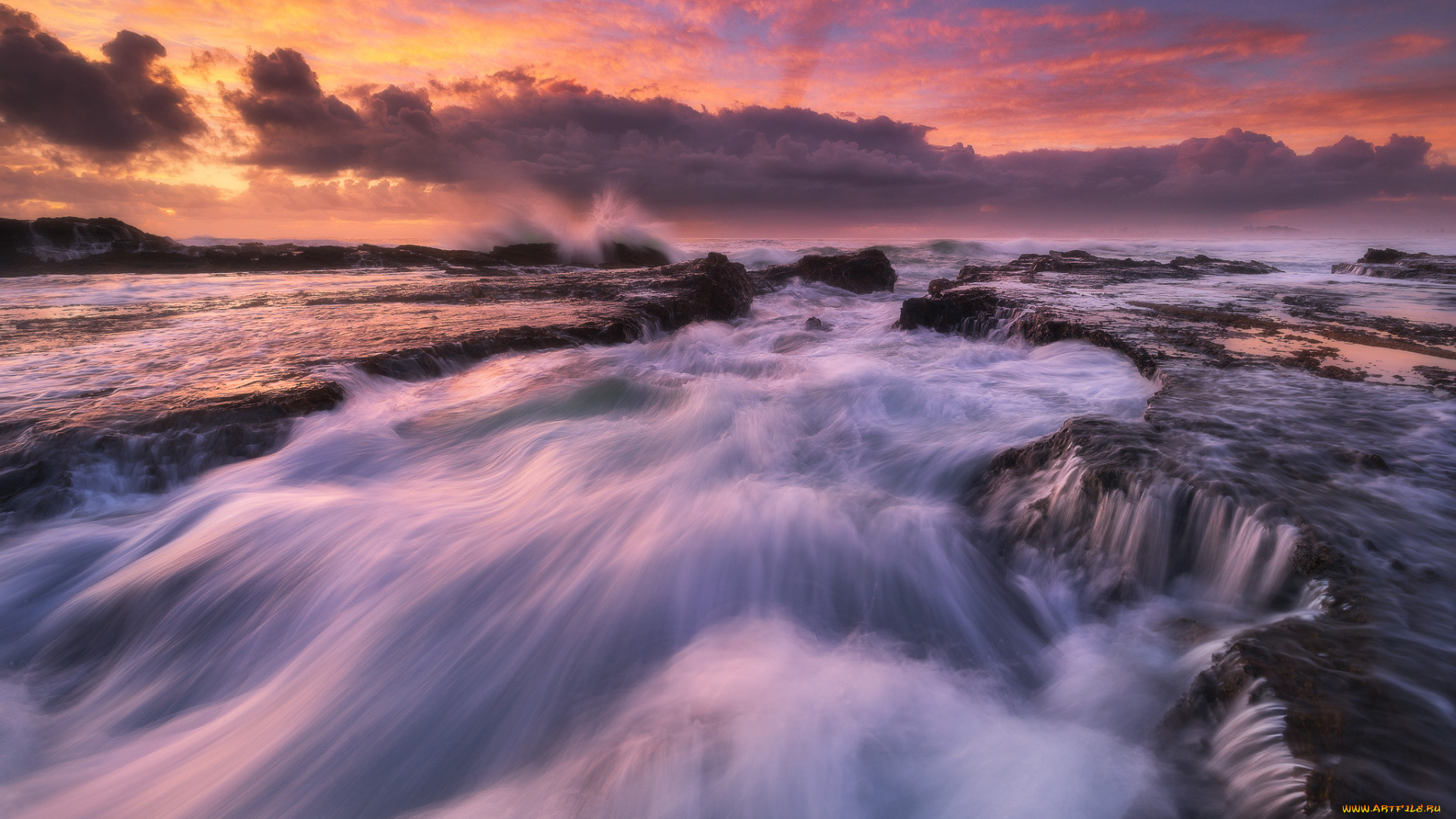 природа, побережье, берег, море